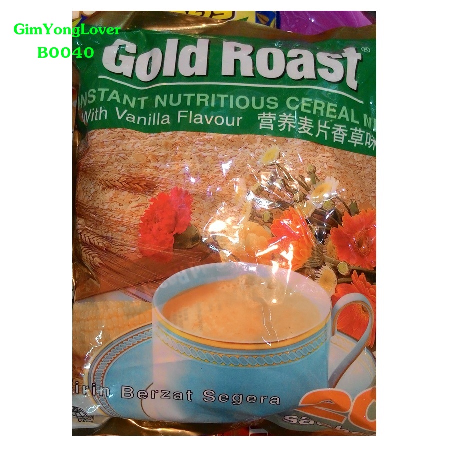 โกลด์โรสท์ เครื่องดื่มธัญพืช รสวนิลา (Gold Roast Nutritious Cereal Vanilla)