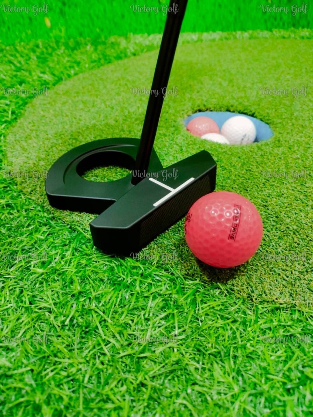 Putter L.A.B. GOLF DF3 Lie 69° Length 35“ ( Matte Black Premium Steel )/ ( Grip Press Pistol 2.0 )