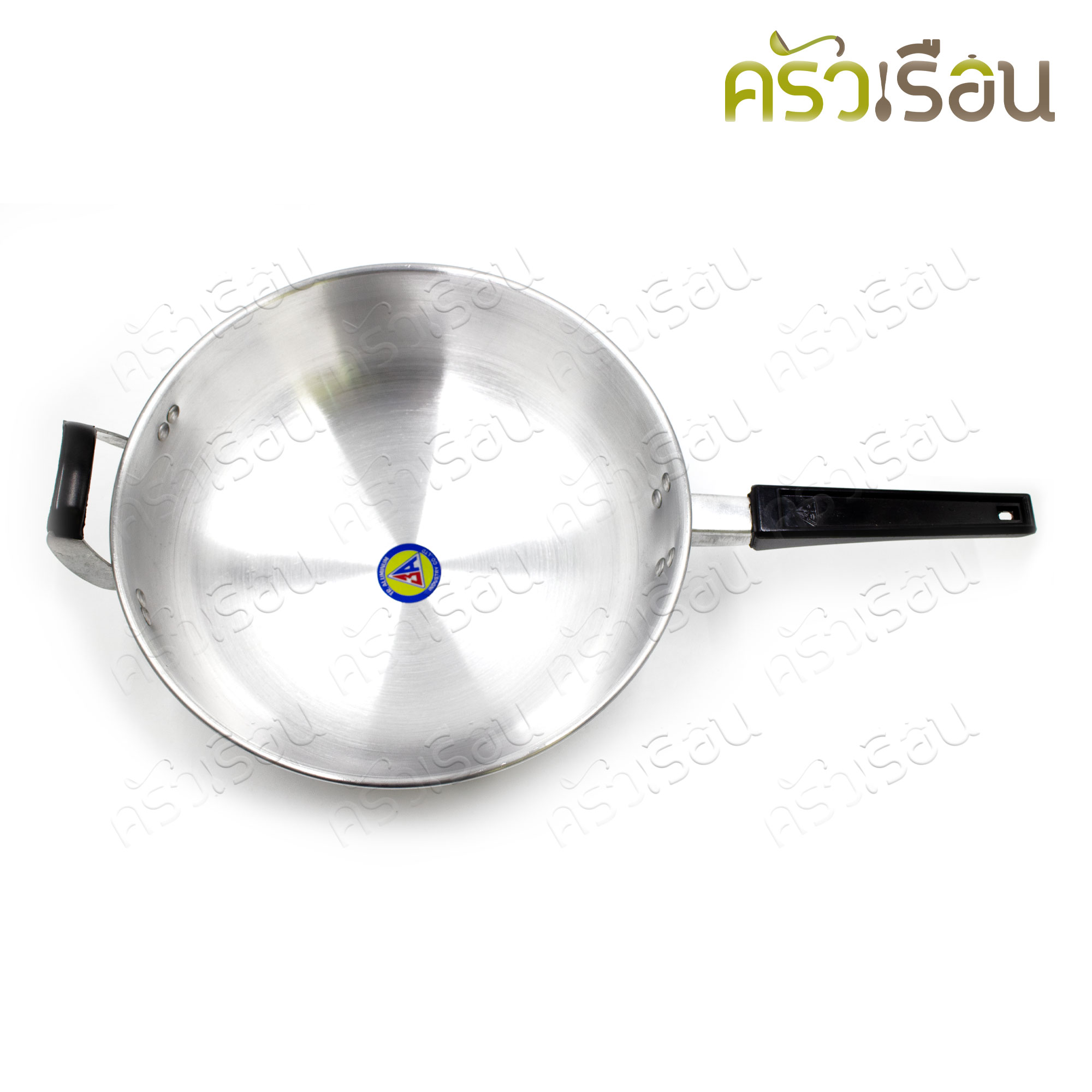 3A กระทะทอด อลูมิเนียม มีด้ามจับ 26 ซม. สูง 9 ซม. ตรา 3A หม้อทอดลูกชิ้น ไม่มีฝา