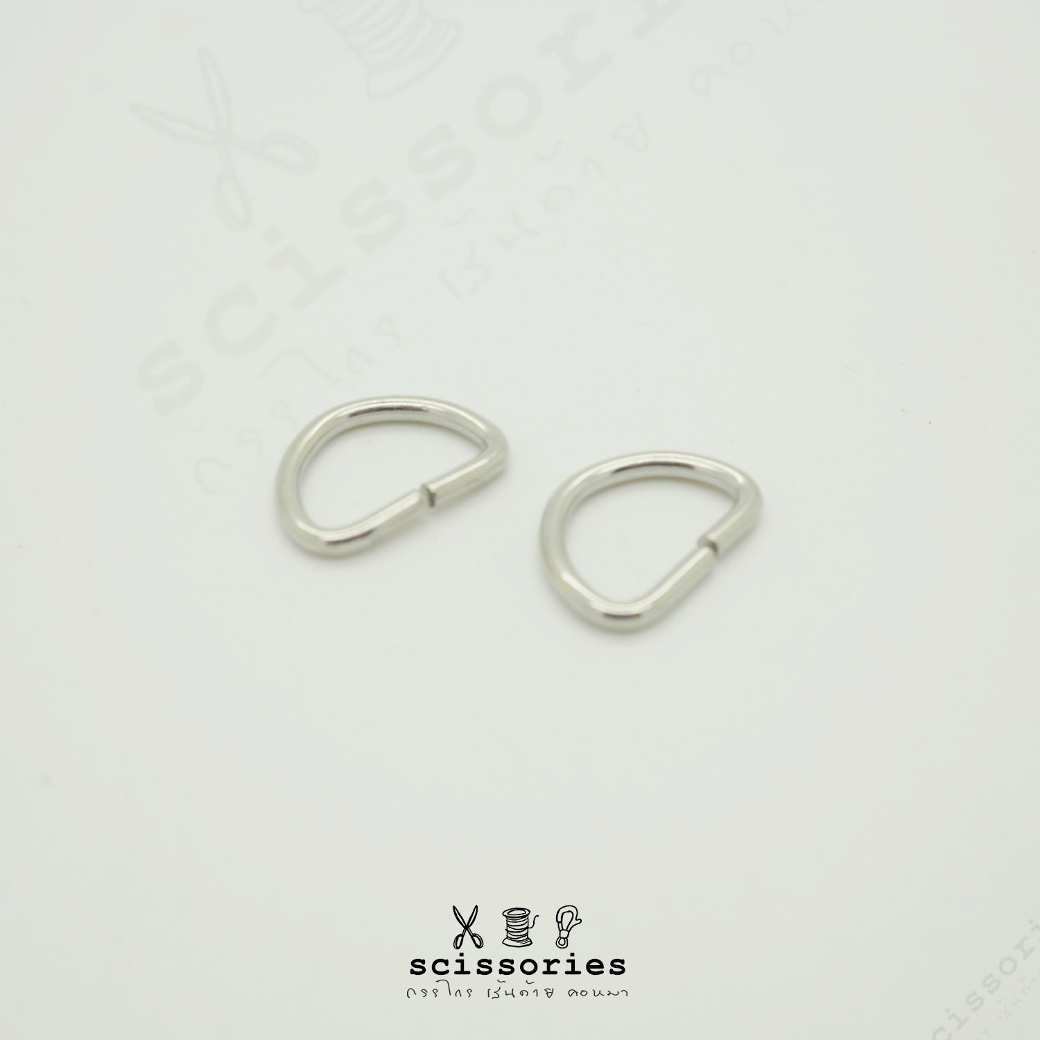 ตัวดี 1.2 cm. สีเงิน/10ตัว