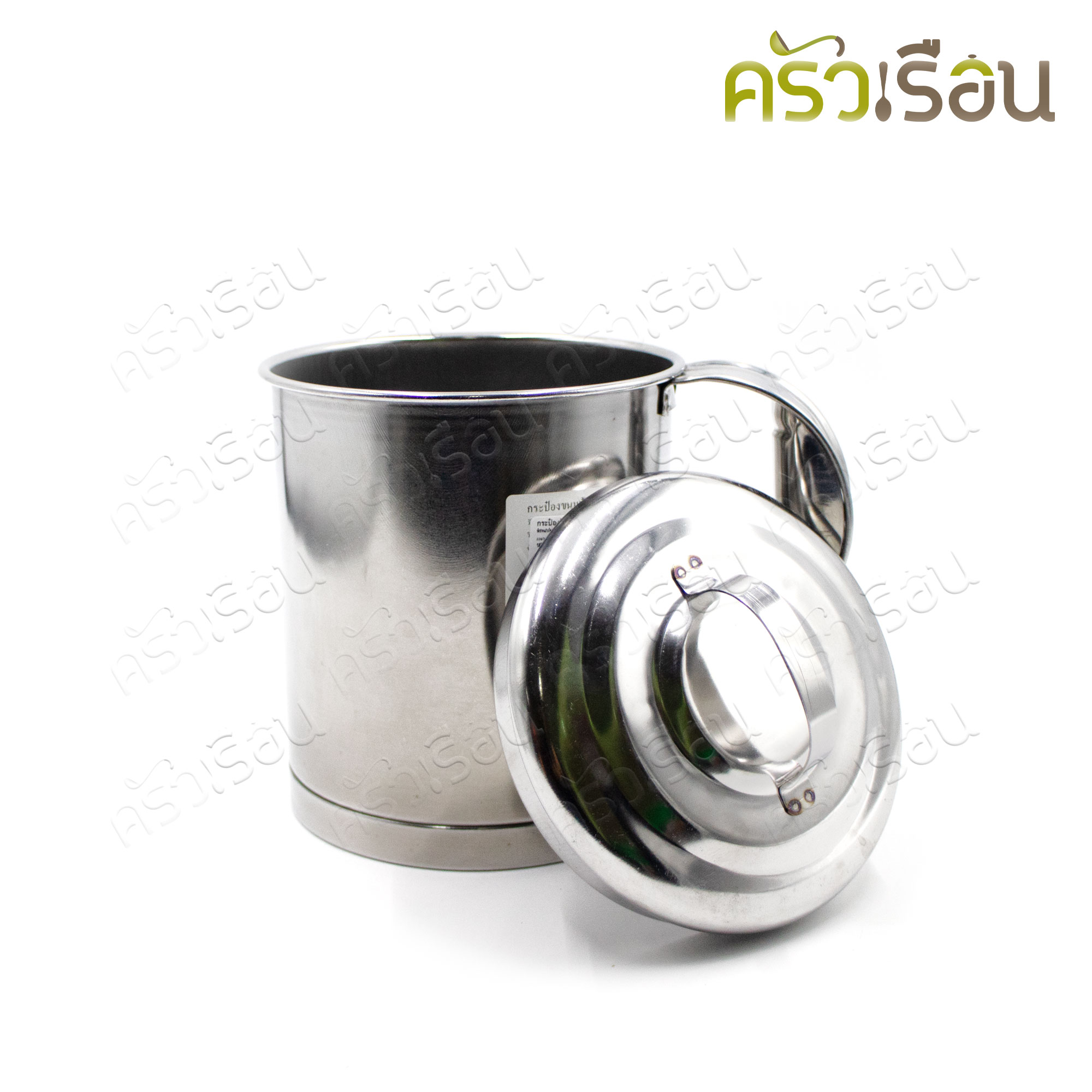 HORSE BRAND กระป๋องนึ่งขนมปัง พร้อมฝา Ø 14 cm. ตราม้า ที่นึ่งขนมปัง ขนมปังสังขยา