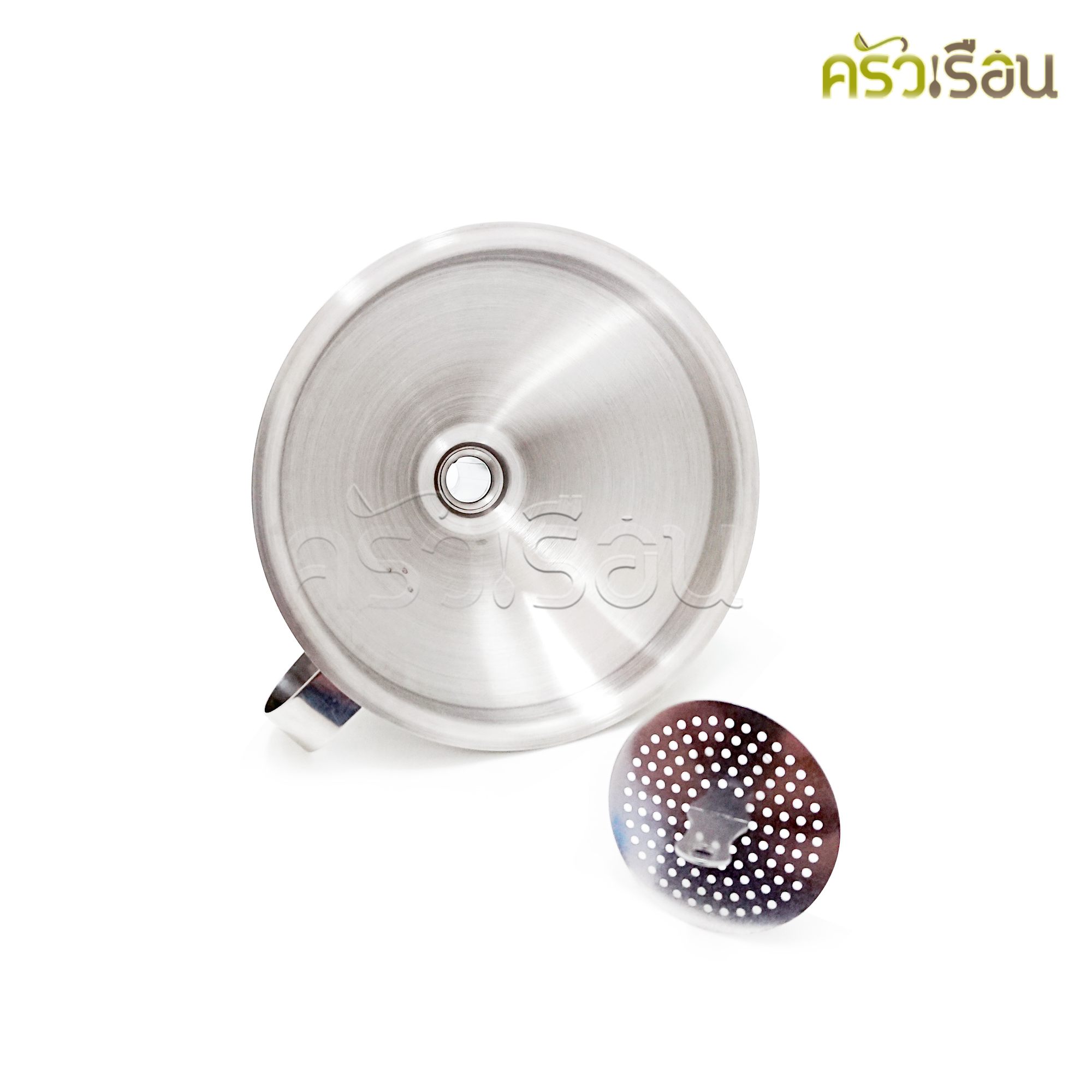 US กรวยกรอกน้ำ กรองน้ำมัน 12 ซม. สเตนเลส 201 OF-12