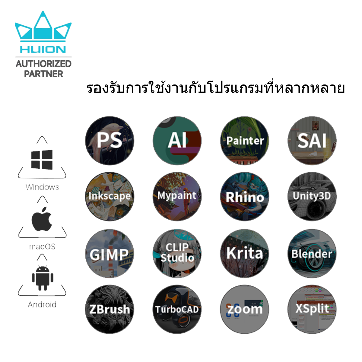 Huion PenDipslay KamvasRDS-220(2.5k)พร้อมส่ง(ประกัน2ปี-มีศูนย์ไทย)เมาส์ปากกาพร้อมหน้าจอวาดภาพกราฟฟิก RDS-220