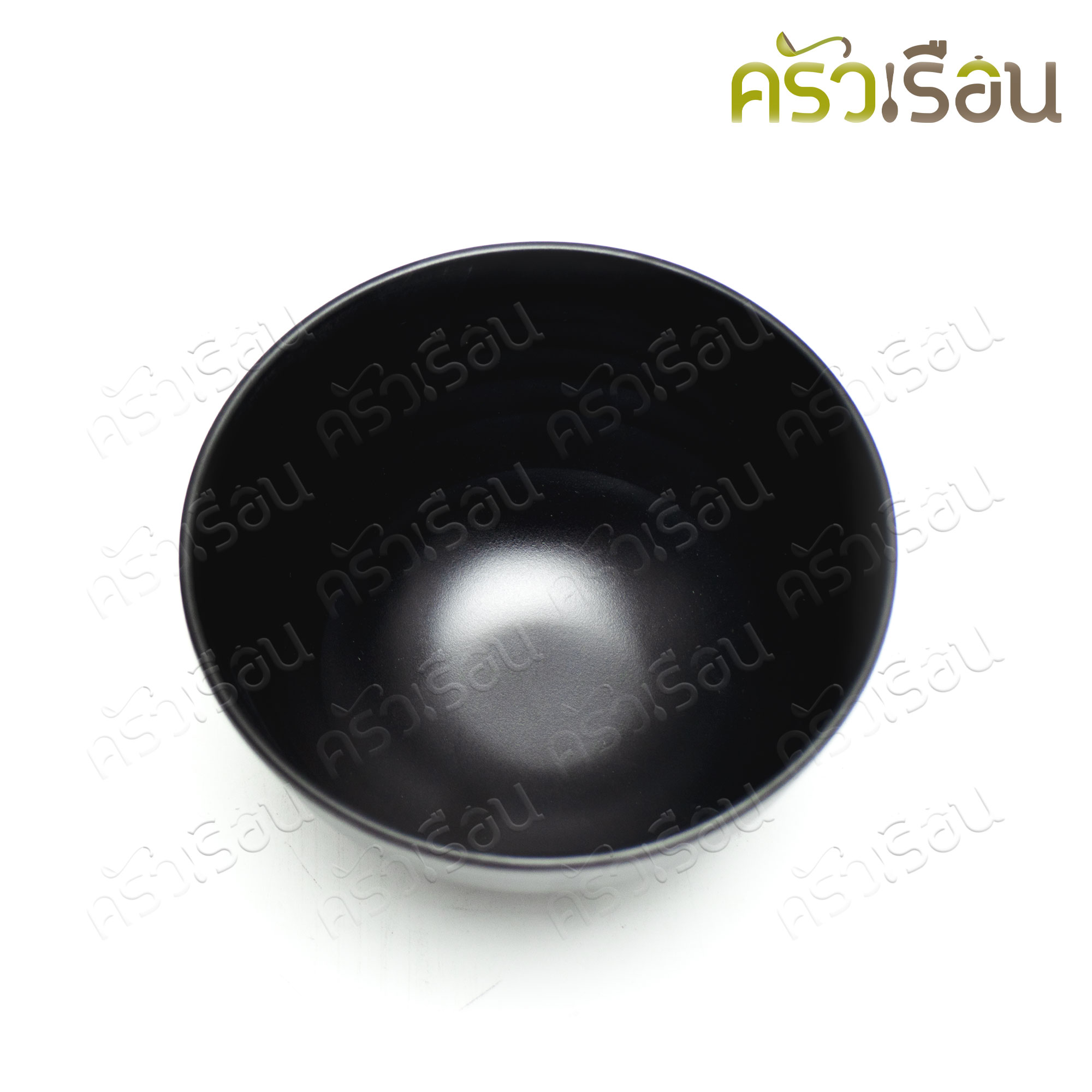 SUMO ชามข้าว เมลามีน มีลอน ทรงสูง 4.75 นิ้ว สีดำ JB724-4.7 ถ้วยทรงญี่ปุ่น ชามญี่ปุ่น ถ้วยน้ำซุป