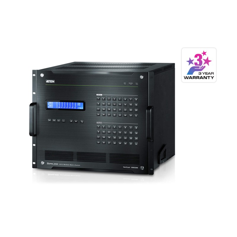 32X32 MODULAR MATRIX SWITCH