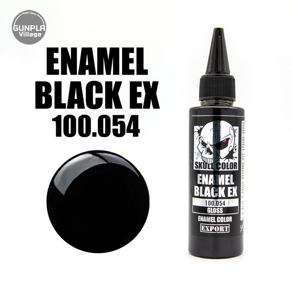 Skull Color 100.054 Enamel Black EX 60 ml [Gloss] 8853100903540