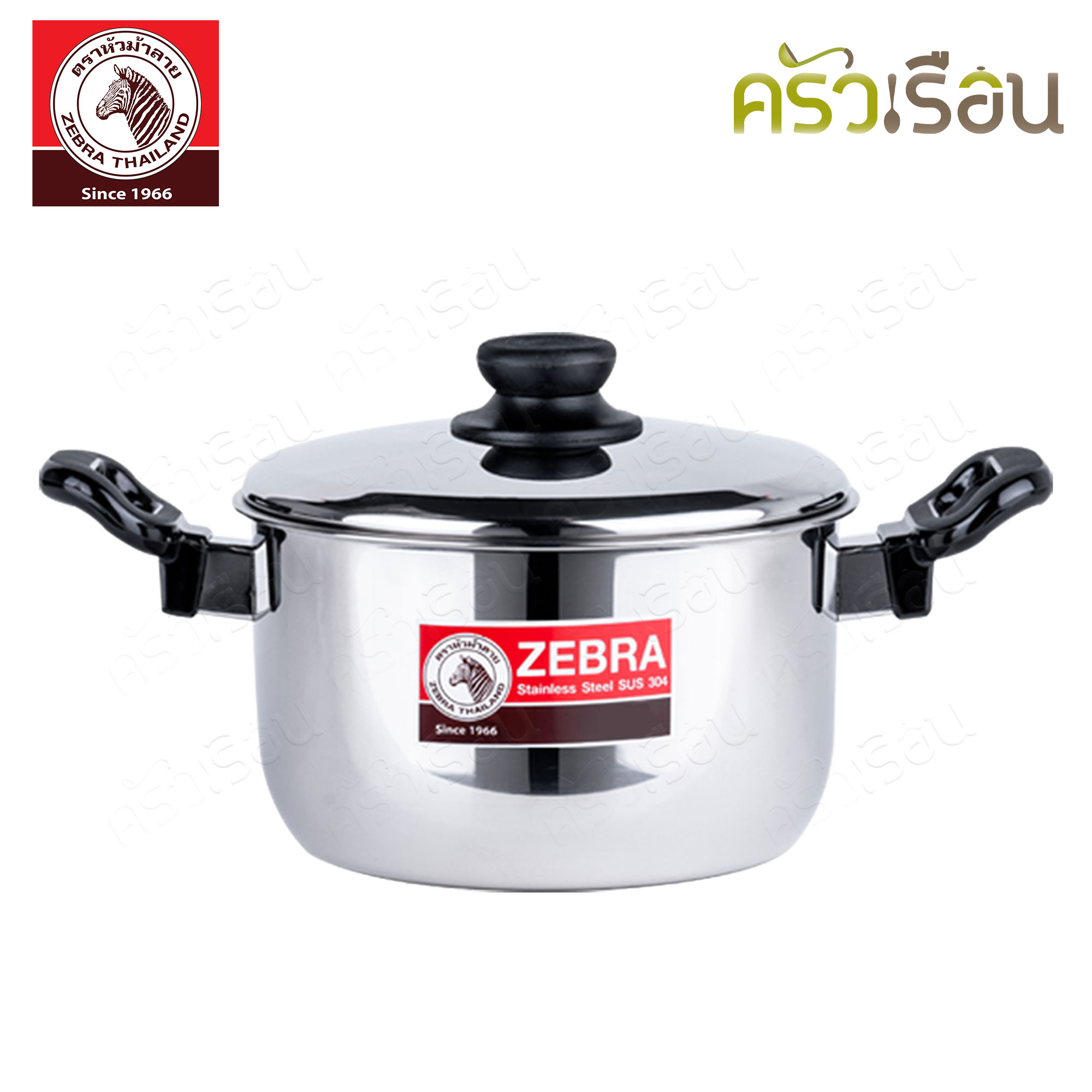 ZEBRA หม้อหุงต้ม รุ่น Tiger หนา 0.6 มม. ตราหัวม้าลาย