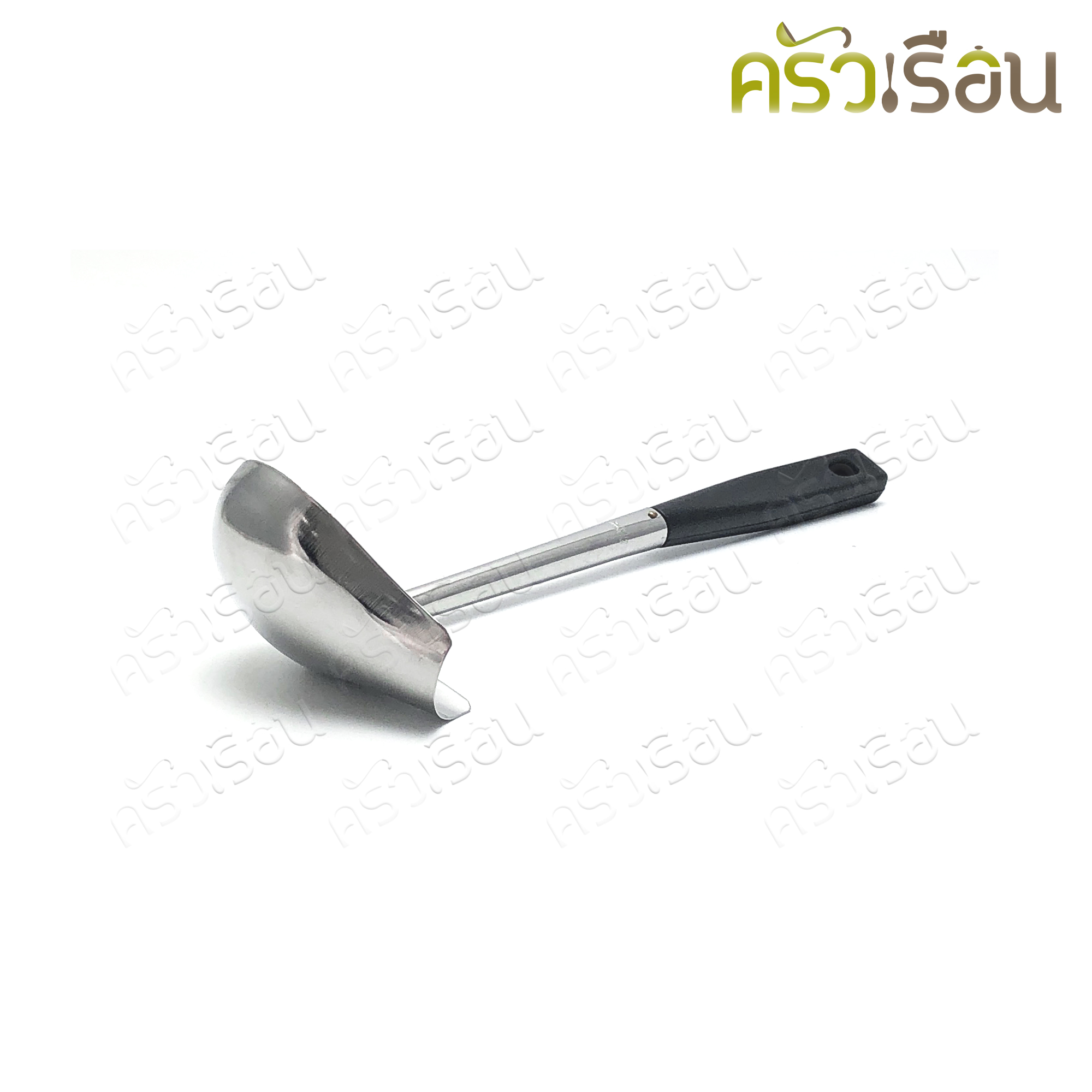 Twin Ray กระบวยปากเท กระบวยเกวี่ ด้ามดำ 4 นิ้ว 107A