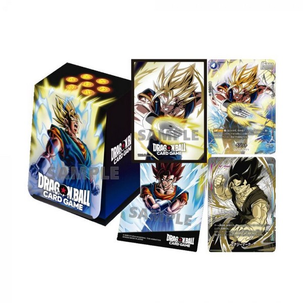 Bandai Dragon Ball Super Card Game Fusion World Official Card Sleeves & Card Case Set V2 Vegito 4582769843495 (การ์ด)