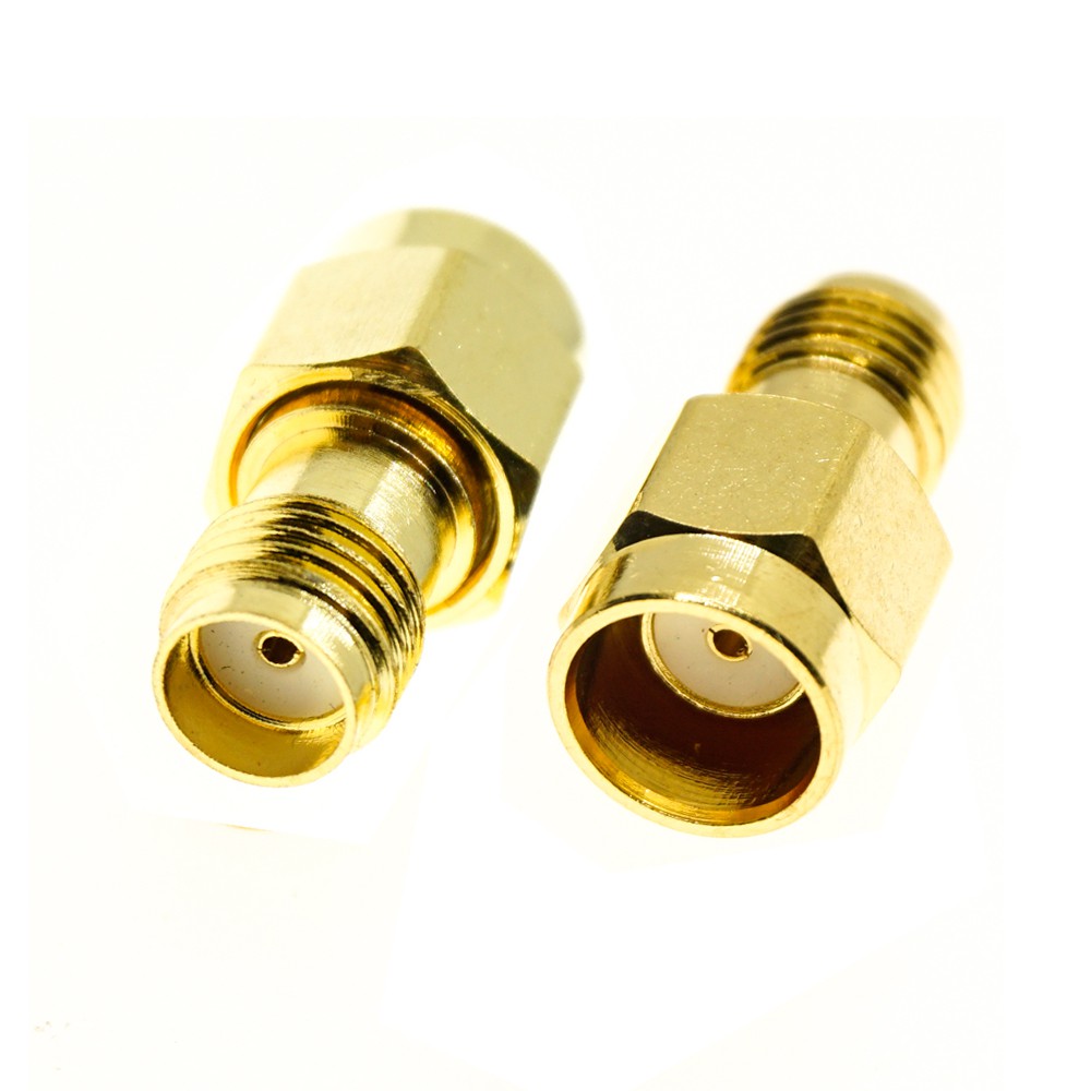 ข้อต่อ หัวแปลงสัญญาณภาพ WiFi RF Adapter Connector SMA RP-SMA 90° 45° Male Female ตัวผู้ ตัวเมีย ข้อต่อตรง ข้องอ วายฟาย