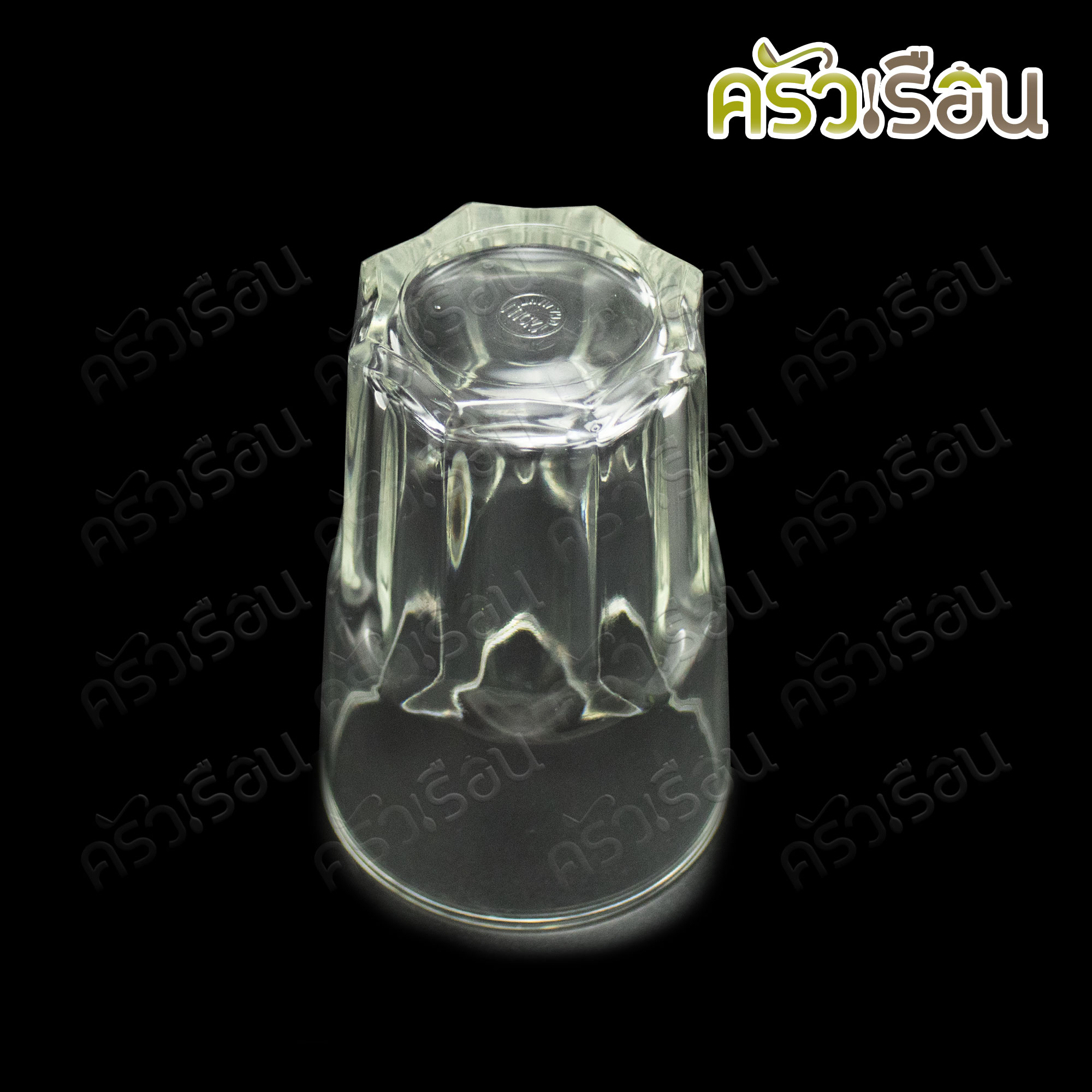 LUCKY GLASS แก้วน้ำ แฟชั้น ทรงสูง 14.5 ออนซ์ (420ml.) #10003 Euro Tumbler TD 8.5 x BD 6.5 x H 12.8 cm.