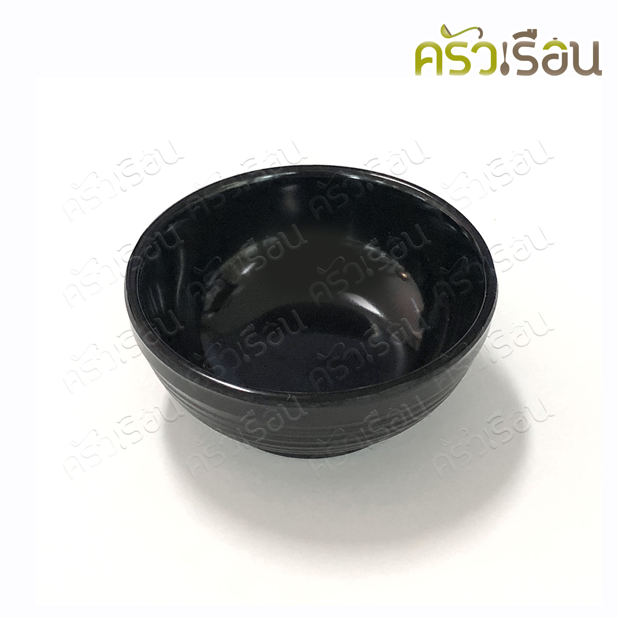 SB ถ้วยน้ำจิ้ม เมลามีน มีลอน สีดำ 2.25 นิ้ว D101-2.25