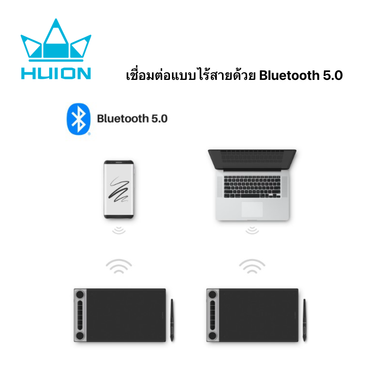 Huion PenTablet Inspiroy Dial2 Q630M พร้อมส่ง(รับประกัน2ปี-มีศูนย์ไทย)เมาส์ปากกาสำหรับวาดภาพกราฟฟิก Q630M