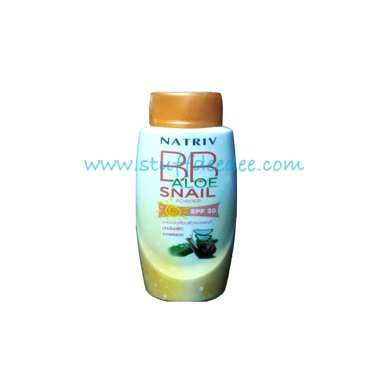 แป้งฝุ่นพกพา Natriv Aloe Snail SPF 30 ปกปิดลดเลือนผิวหมองคล้ำ พร้อมสารสกัดจากเซรั่มหอยทากและอโลเวร่า ให้ผิวเต่งตึงและฟื้นฟูผิวแข็งแรง
