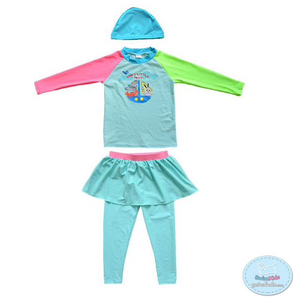 ขายส่ง 10 ชุด Set - BS 1 ( ชุดว่ายน้ำเด็ก 8-12 ปี มี 10 ชุด คละแบบ / คละไซส์)