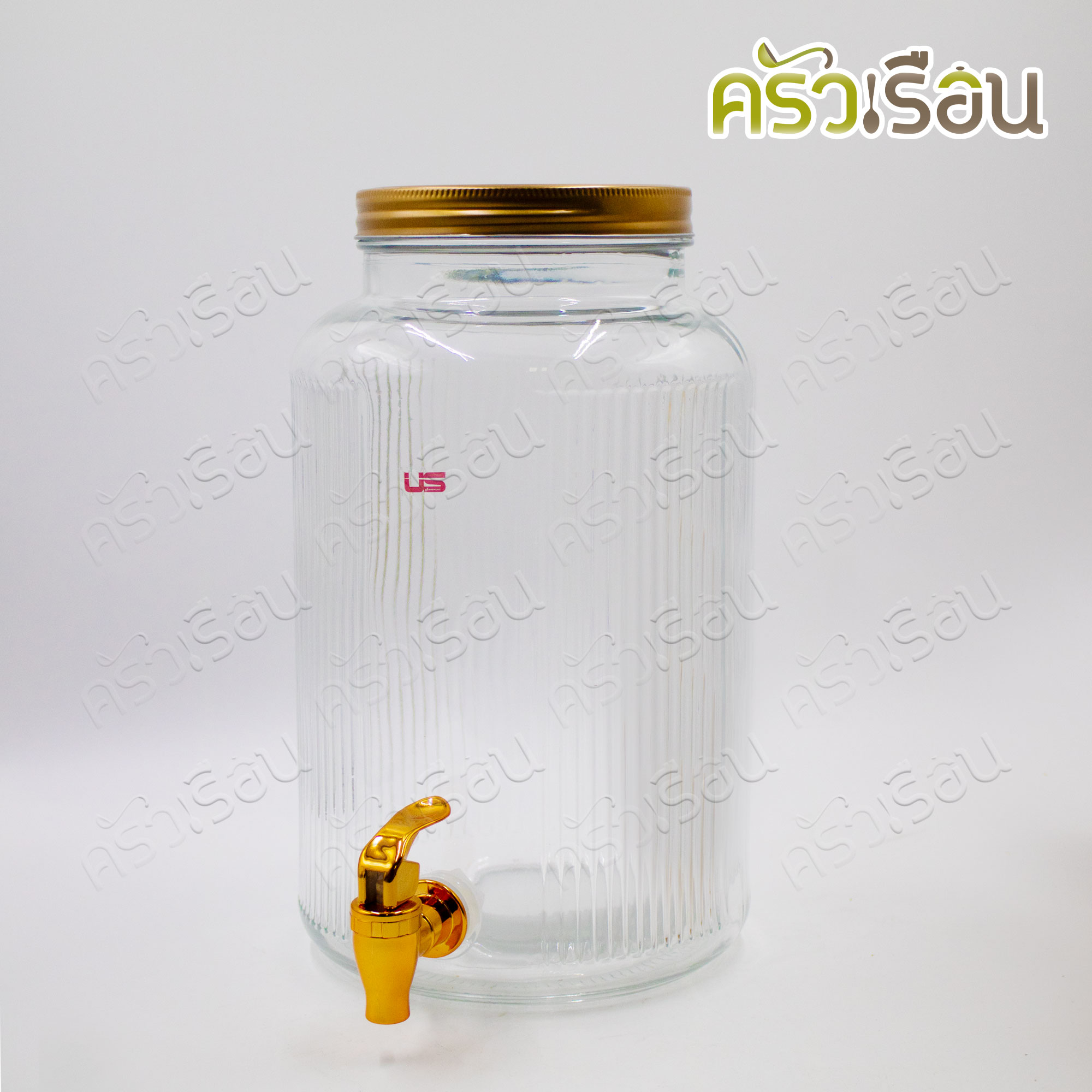 US โหลจ่ายน้ำผลไม้ 6 ลิตร 17.5 x 30 ซม. โรสวู้ด HS-066