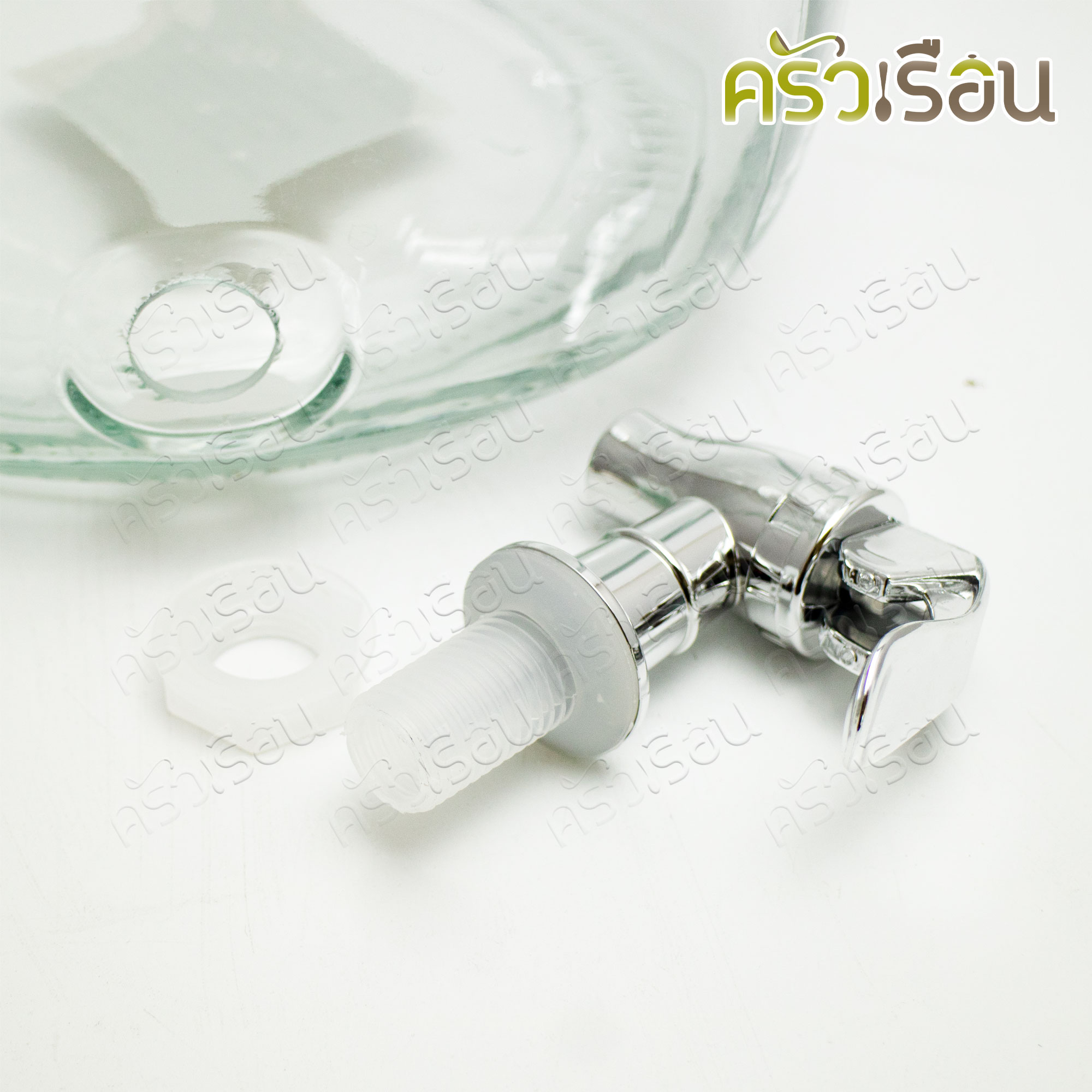 FOFO โถแก้วจ่ายน้ำ วินเทจ 8 ลิตร GC58000 โถจ่ายน้ำ โหลแก้วจ่ายน้ำ ที่กดน้ำ