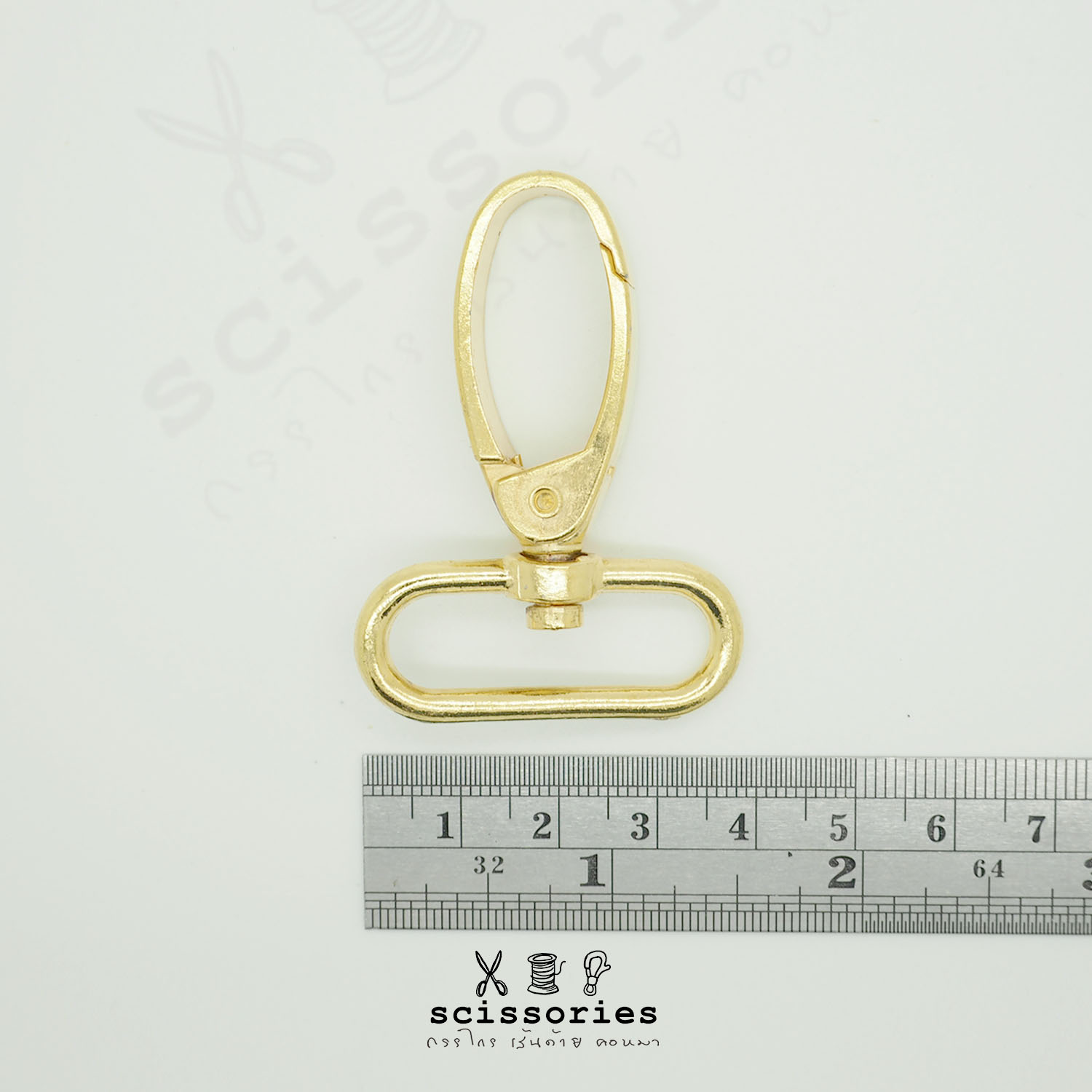 คอหมา 1.2 in สีทอง Gold/2 ตัว