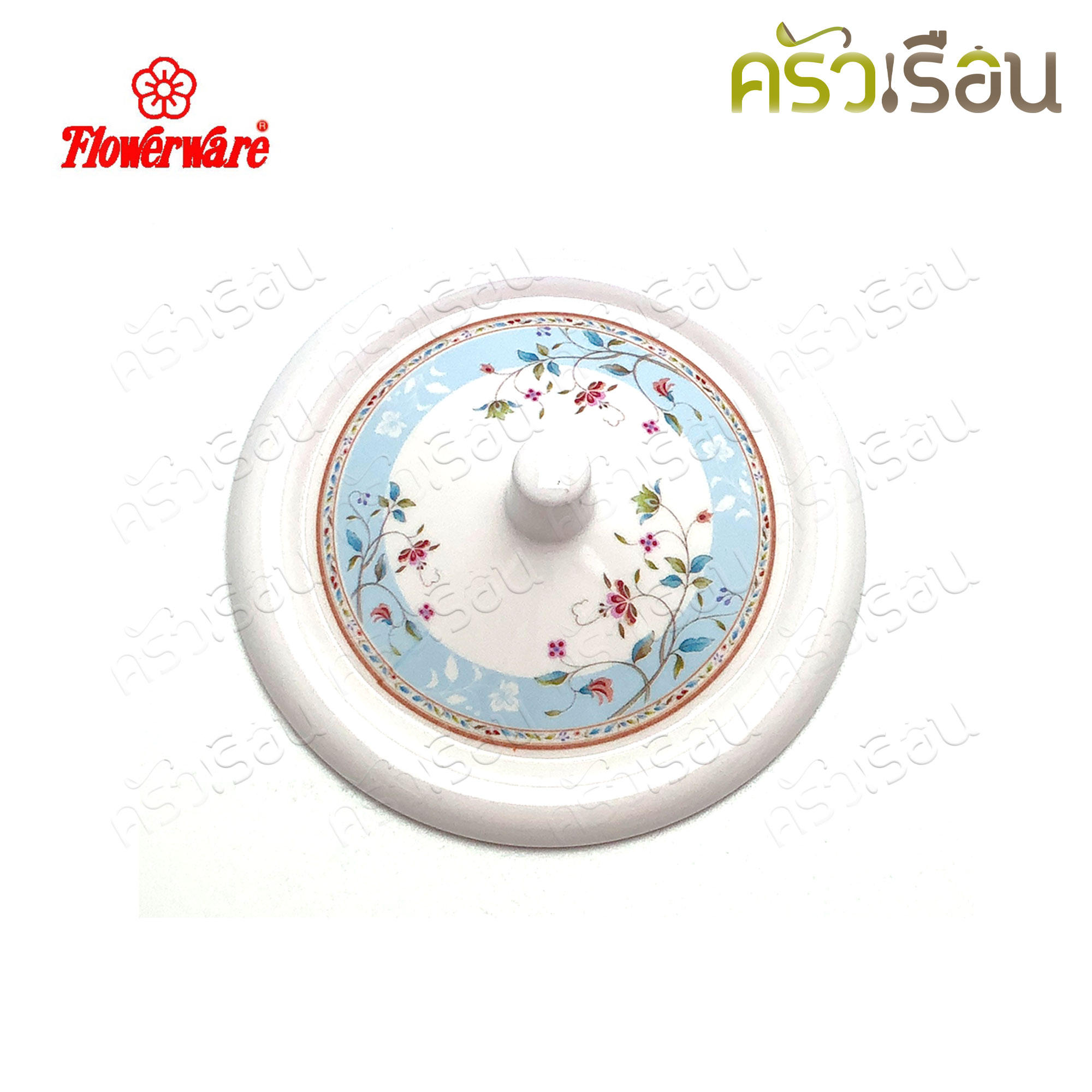 Flowerware [ราคาต่อใบ] ฝาครอบแก้ว ลายดอกไม้ ขนาด 3.5 นิ้ว L327-3.5 ฝาครอบถ้วยน้ำ ฝา แก้วน้ำ ฝาแก้วน้ำ ฝาถ้วยน้ำ ลายดอกไม้