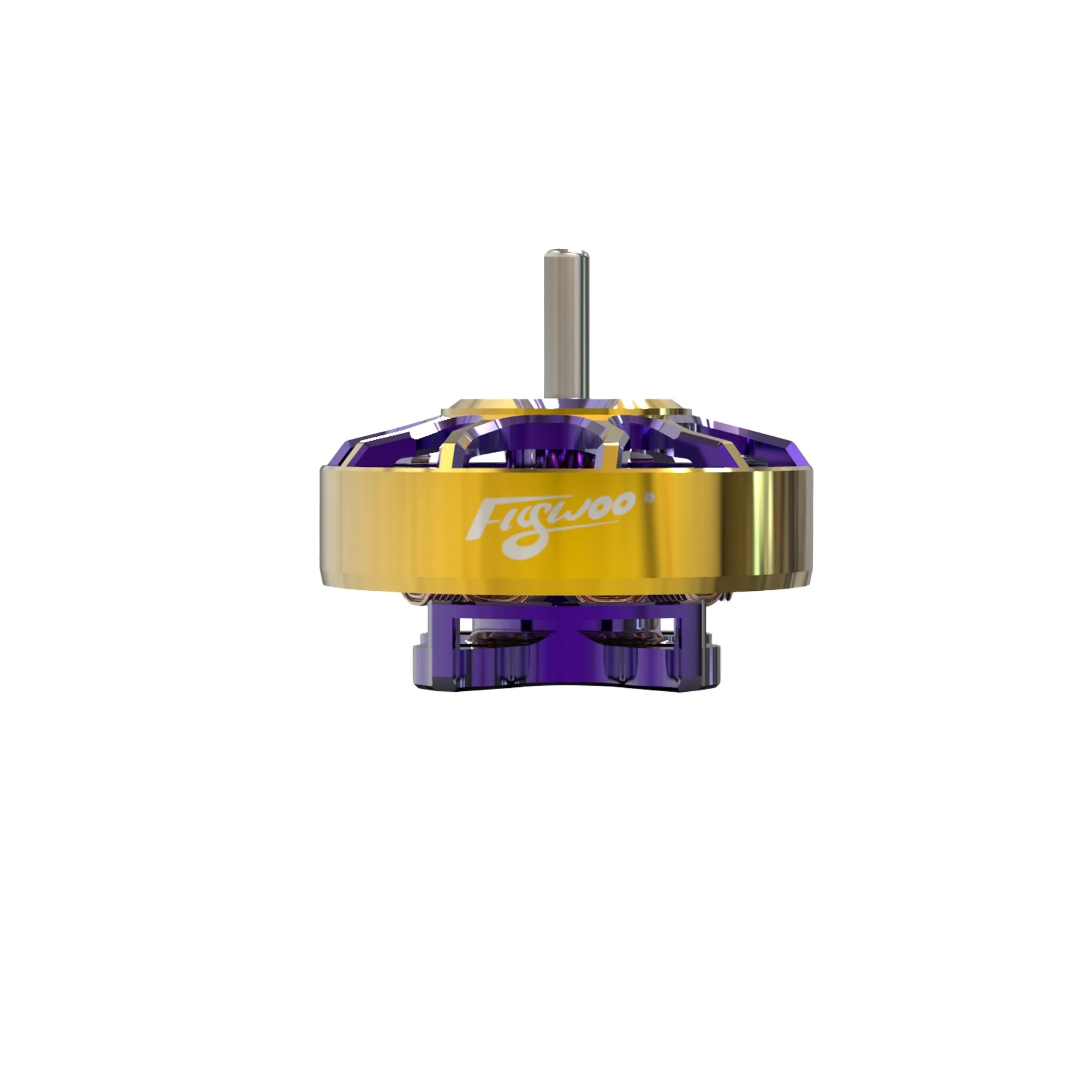 [12-1] 4ลูกต่อชุด flywoo Flywoo ROBO 1202.5 11500kv FPV Motor Gold/Purple (New Version)