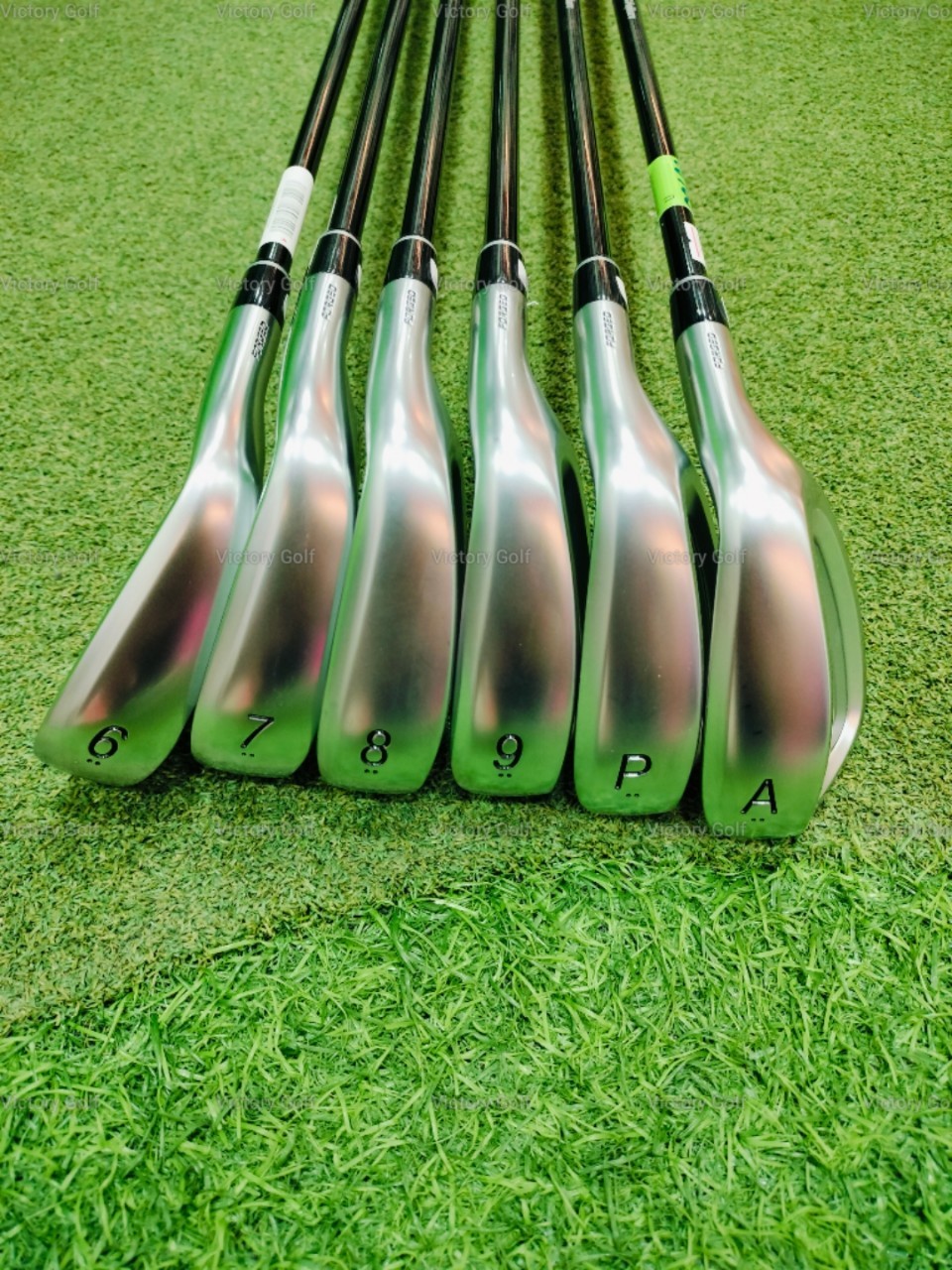 Iron set PRGR 04 Forged 6-9, Pw, Aw ( MCI/ S/ TQ: 3.0 ) 60g. 6 pcs. ปี2024