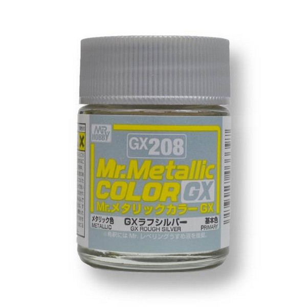 MR.METALLIC COLOR GX208 Rough Silver 4973028033397 Mr.Hobby