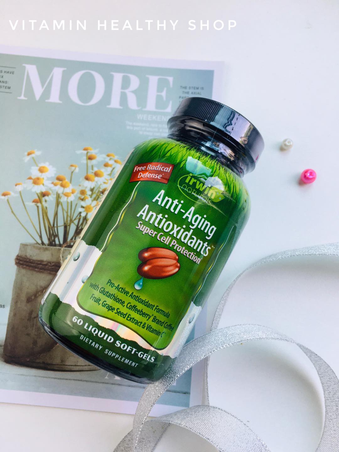 Irwin Naturals, Anti-Aging Antioxidants 60 softgels.ต้านอนุมูลอิสระตัวแรง