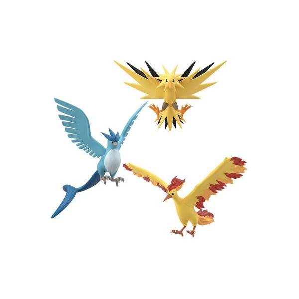 Bandai 1/20 Pokemon Scale World Kanto Region Moltres & Zapdos & Articuno 4549660738886 (Figure)