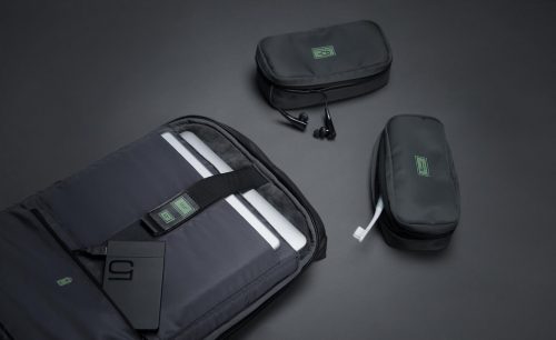 กระเป๋าสะพายหลัง ClickPack Pro กระเป๋ากันขโมยกันกรีด สีดำเทา