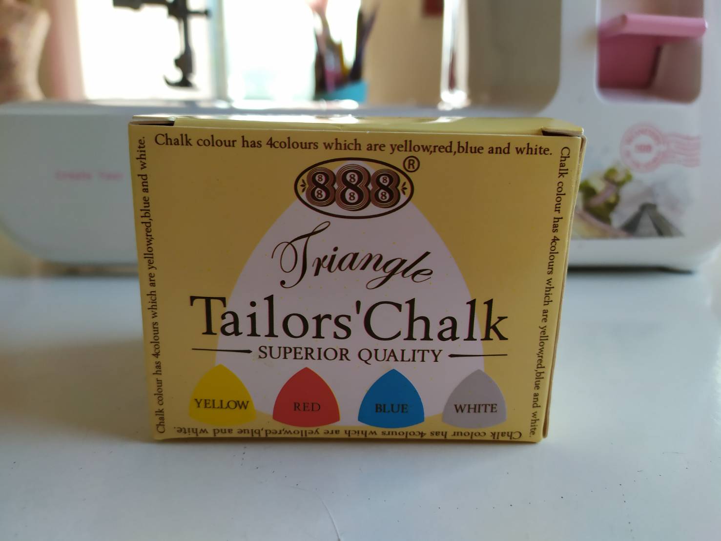 ชอล์คเขียนผ้า 888 สีขาว