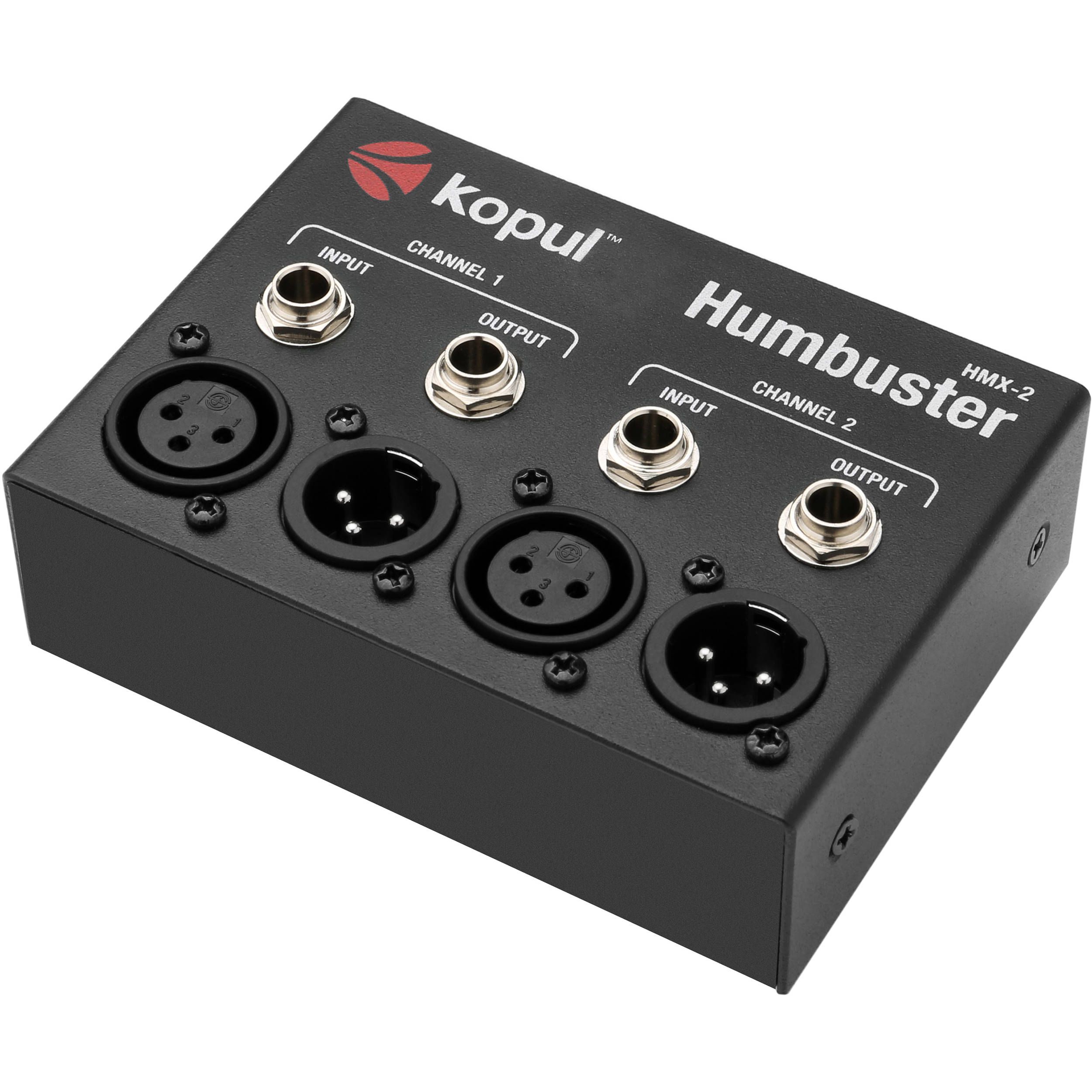 Kopul HMX-2 Humbuster - Dual-Channel Hum Eliminator with XLR and 1/4" Connectors