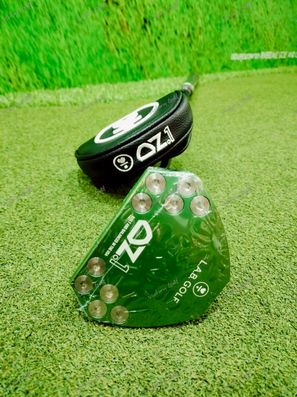 Putter L.A.B. Golf OZ.1 Green Lie 69° Length 34” ( Matte Black Premium Steel )/ ( Grip Press Pistol 2.0 )