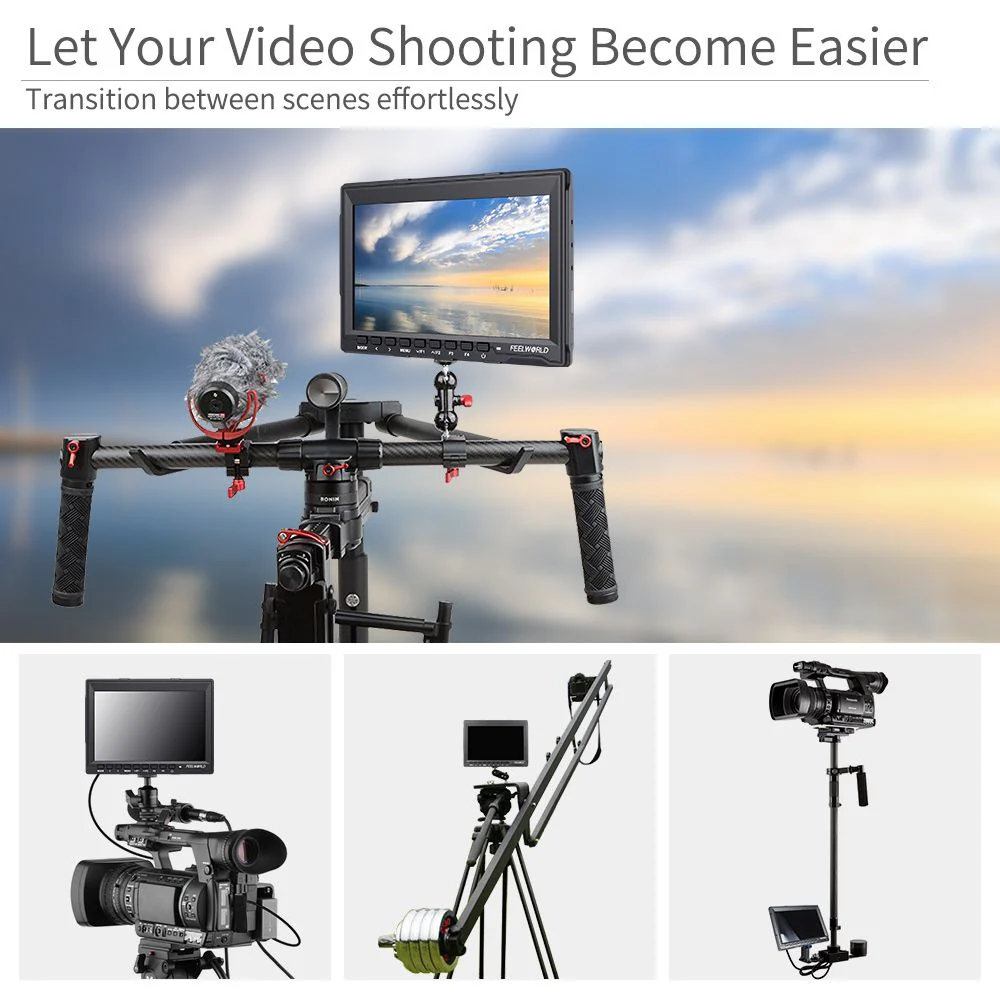 FEELWORLD FW759: จอภาพ 7 นิ้ว สำหรับกล้อง DSLR พร้อม HD Assist และ 4K HDMI