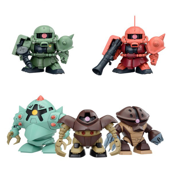 Bandai BB SENSHI Mobile Suit Gundam Zeon Principality Mobile Suit Set 4573102683311 (Plastic Model)