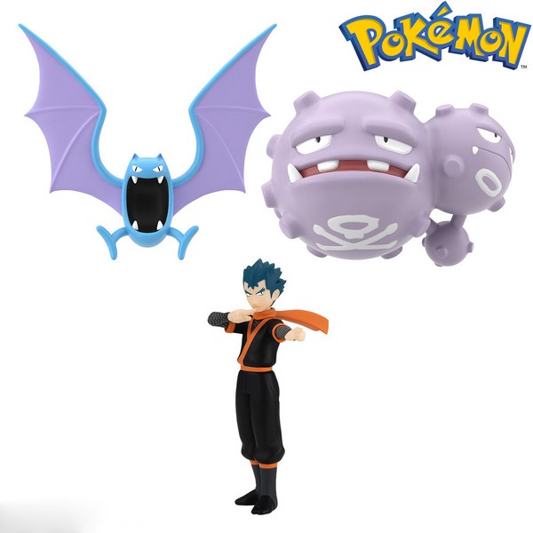 Bandai 1/20 Pokemon Scale World Kanto Region Koga & Golbat & Weezing 4549660836629 (Figure)