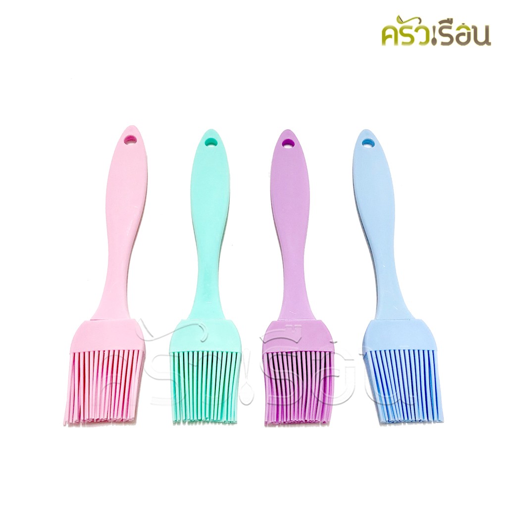 US แปรงทาเนย ซิลิโคน ขนาด 20.5 ซม. BS-B21 ราคาต่ออัน คละสี แปรงซิลิโคน