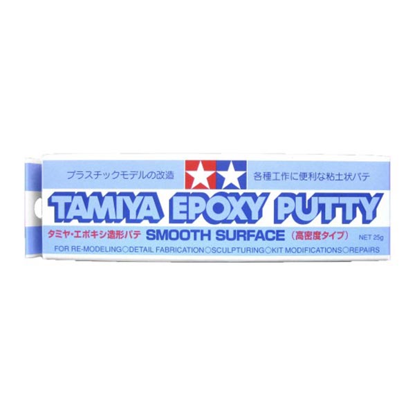 Tamiya 87052 Epoxy Putty Smooth Surface Type 25g 4950344870523 Tamiya