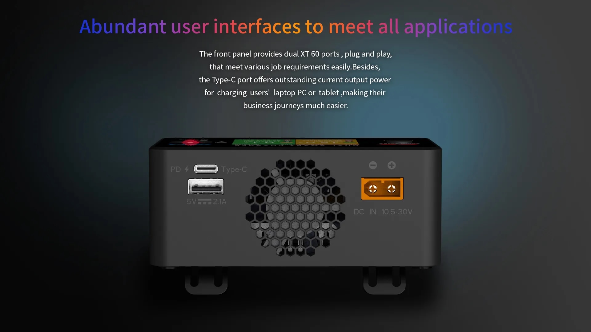 เครื่องชาร์จ HOTA P6 DC600W 15AX2 DC Dual ช่อง Smart Charger Discharger T240 AC100-240V USB-C