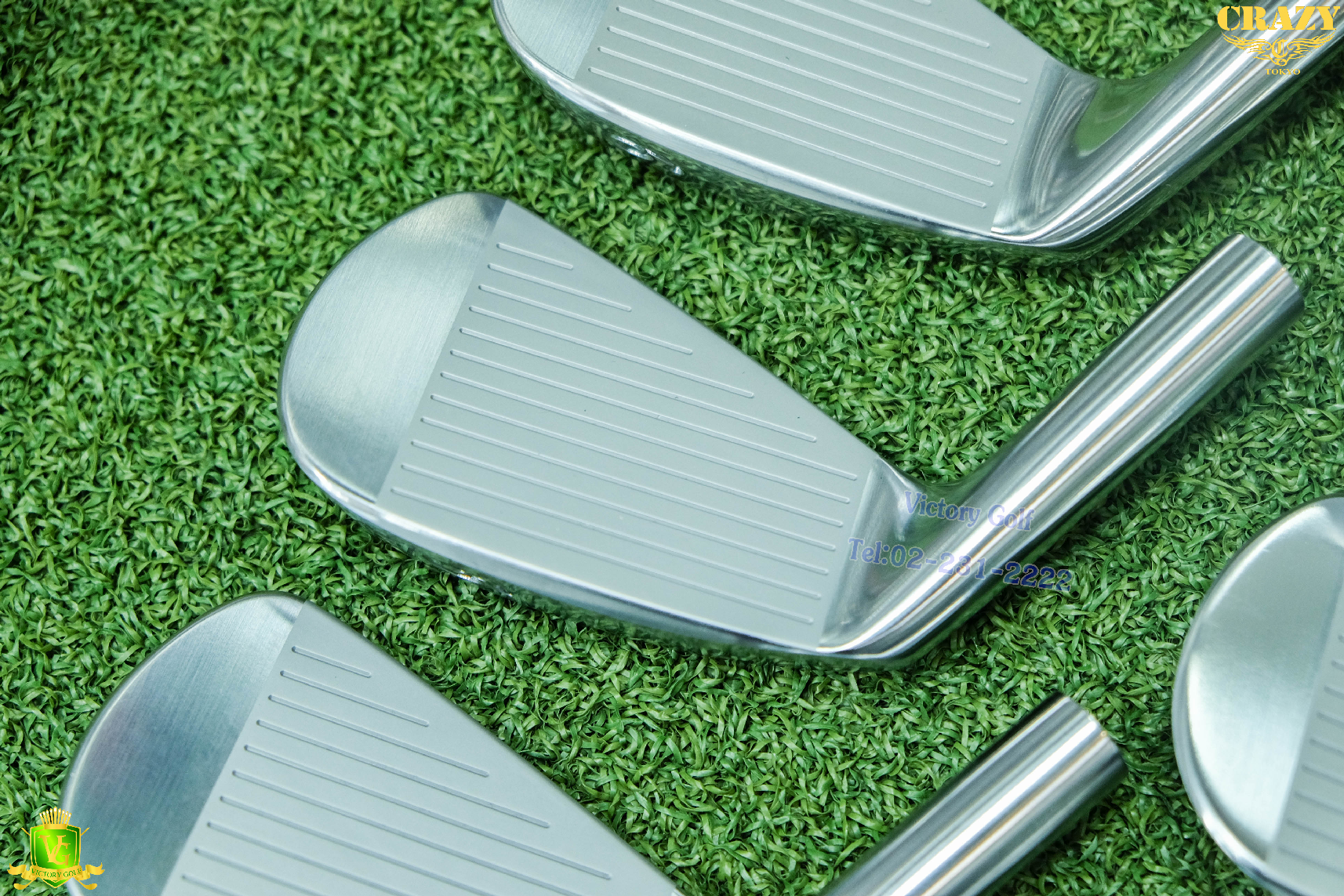 Head Iron Set CRAZY 104 3-9,PW Limited Edition (NEW) (For 1 Piece)