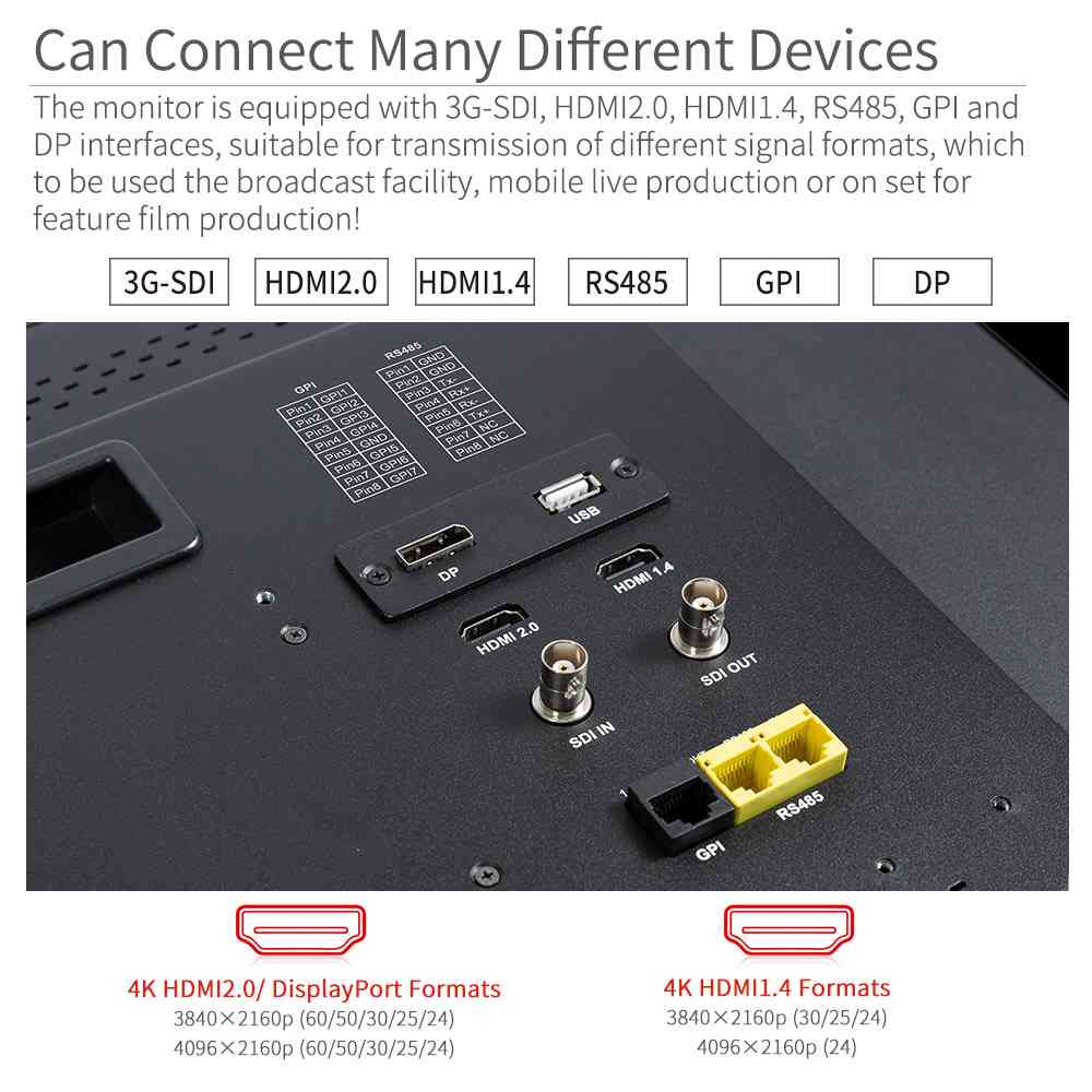 SEETEC LUT215: จอภาพ 21.5 นิ้ว Full HD สำหรับ Post-Production และ Broadcast พร้อม UMD, Tally, LUT, SDI และ HDMI