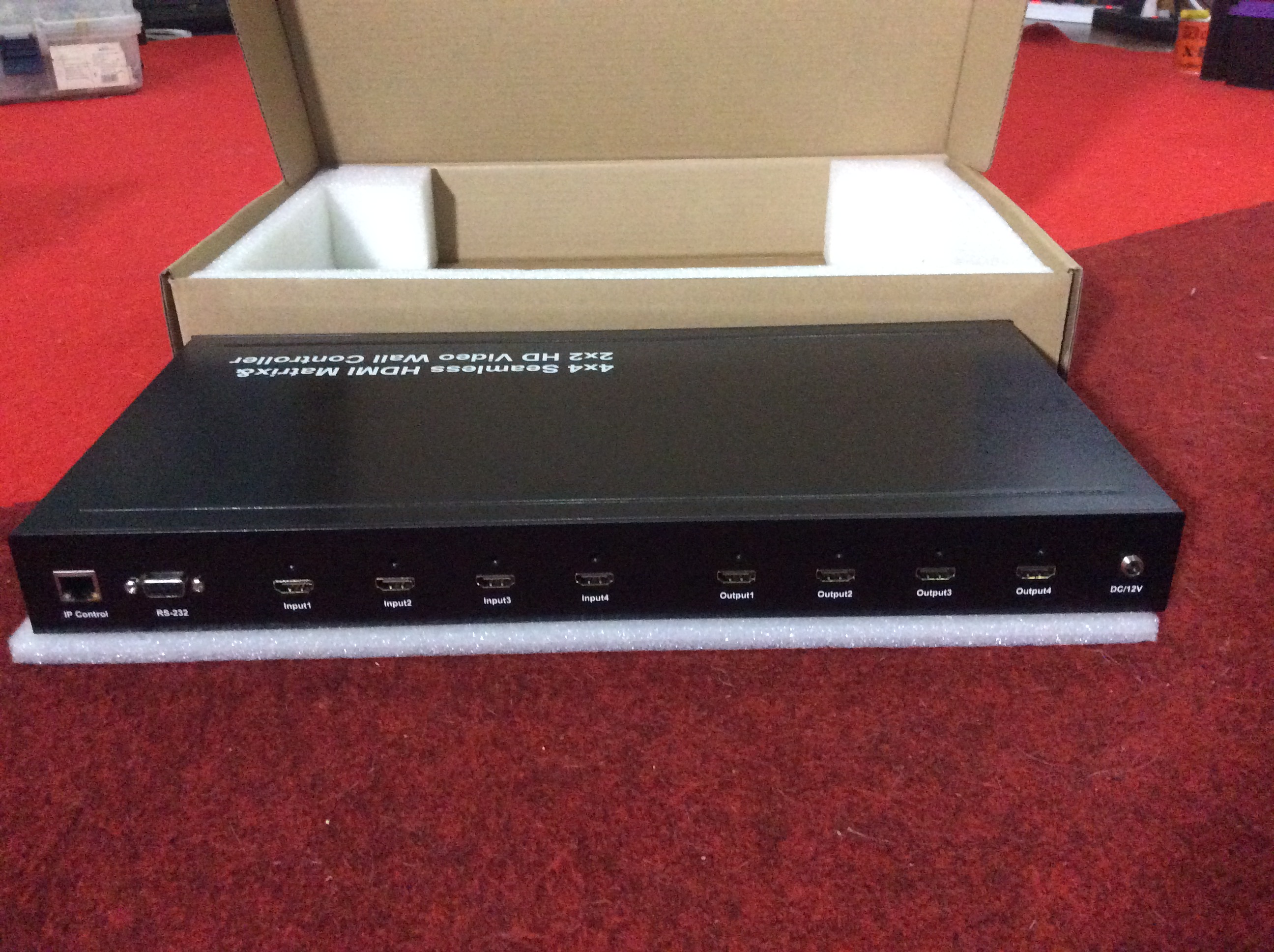 Video wall controller and seamless switch hdmi Matrix 4x4