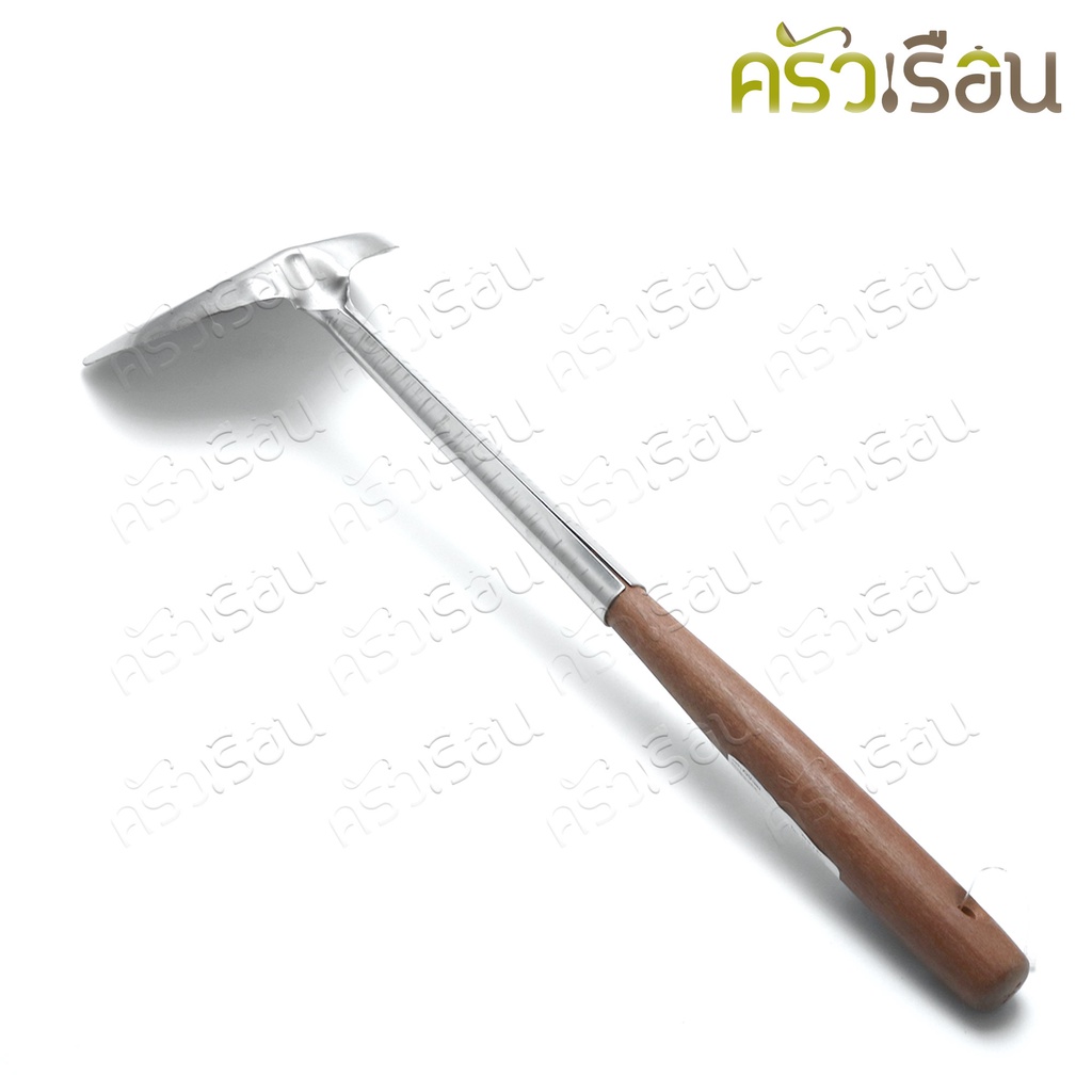 Twin Ray ตะหลิว สเตนเลส ด้ามไม้ มีให้เลือก 3 ขนาด ราคาต่ออัน