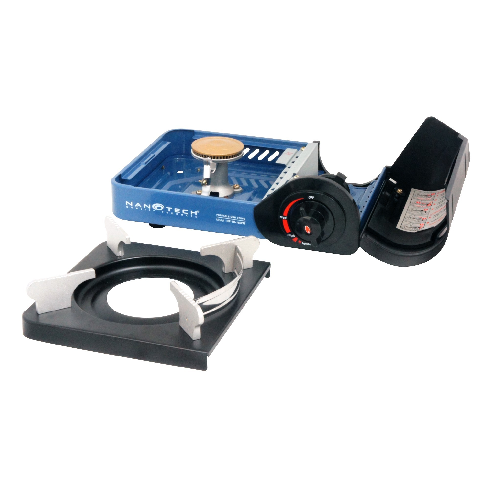 Nanotech เตากล่องปิคนิค จิ๋ว 24 x 17 x 9 ซม. NT-TB162PN เตาแก๊สปิคนิค เตาพกพา เตาแคมป์ปิ้ง เตาสนาม