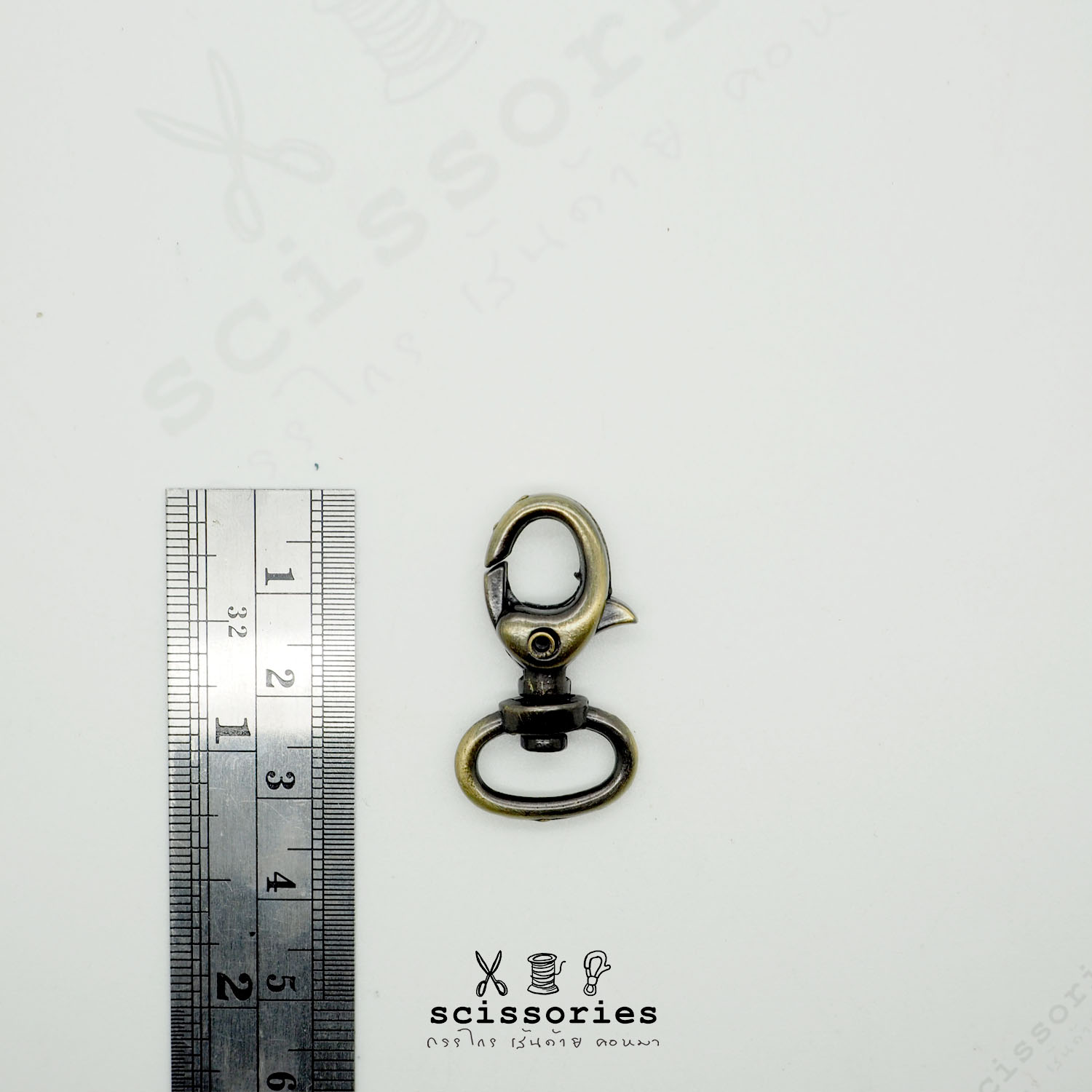 คอหมา 1.5cm สีเหลืองปัด/2 ตัว