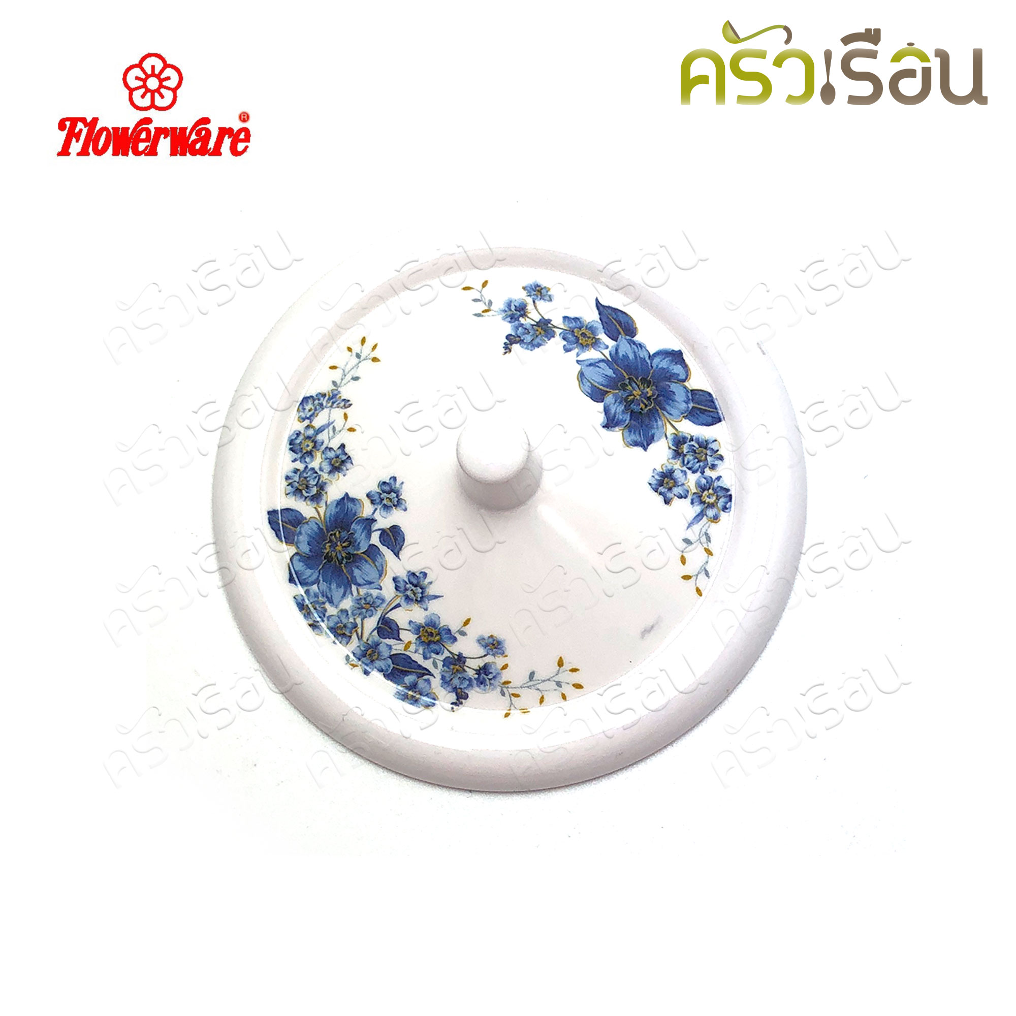 Flowerware [ราคาต่อใบ] ฝาครอบแก้ว ลายดอกไม้ ขนาด 3.5 นิ้ว L327-3.5 ฝาครอบถ้วยน้ำ ฝา แก้วน้ำ ฝาแก้วน้ำ ฝาถ้วยน้ำ ลายดอกไม้