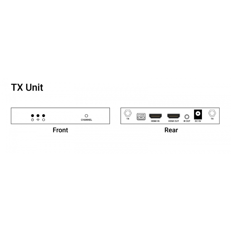 50M 4K60HZ HDMI WIRELESS EXTENDER