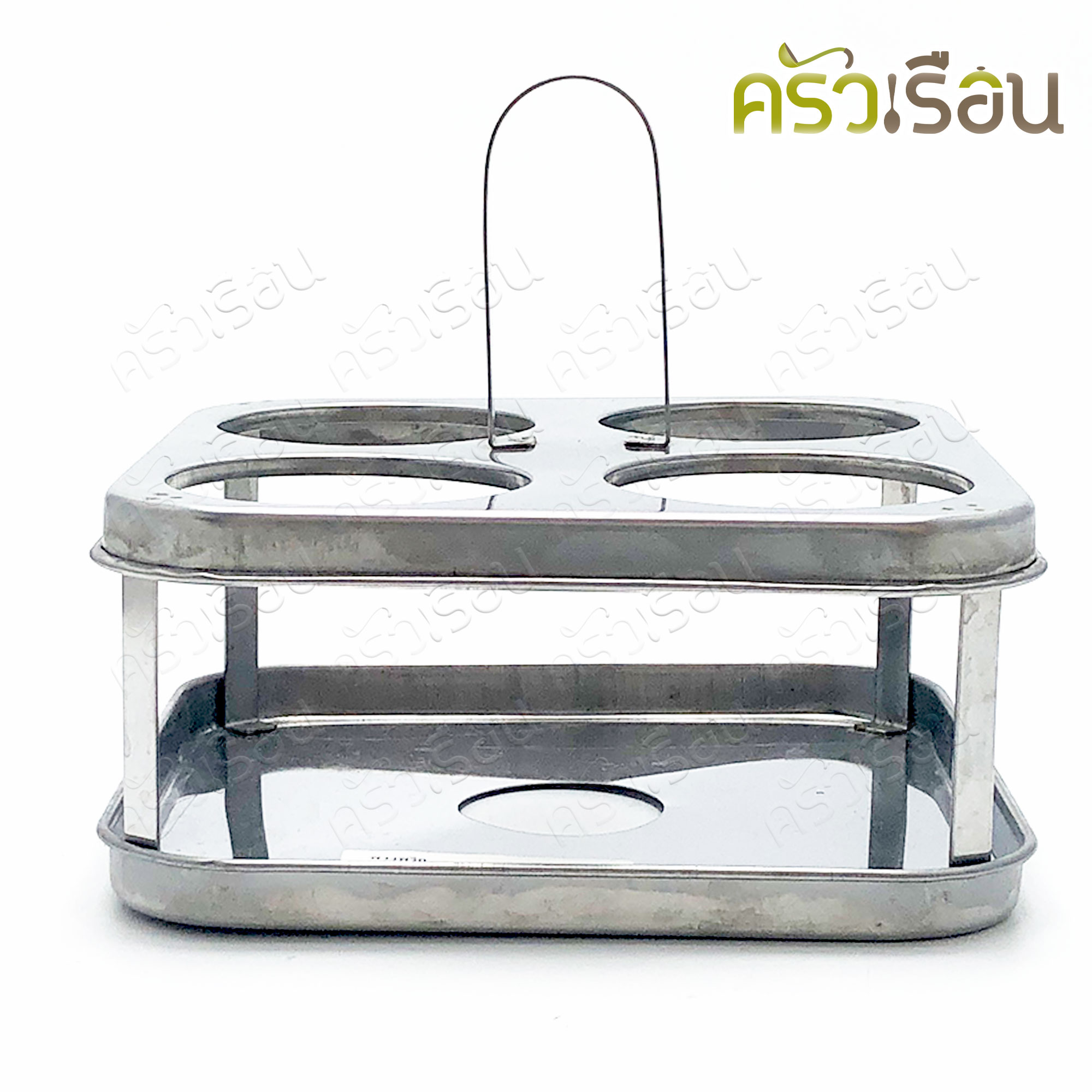 HORSE BRAND, set of chili bunches, stainless steel, 4-compartment tray, seasoning bunches.