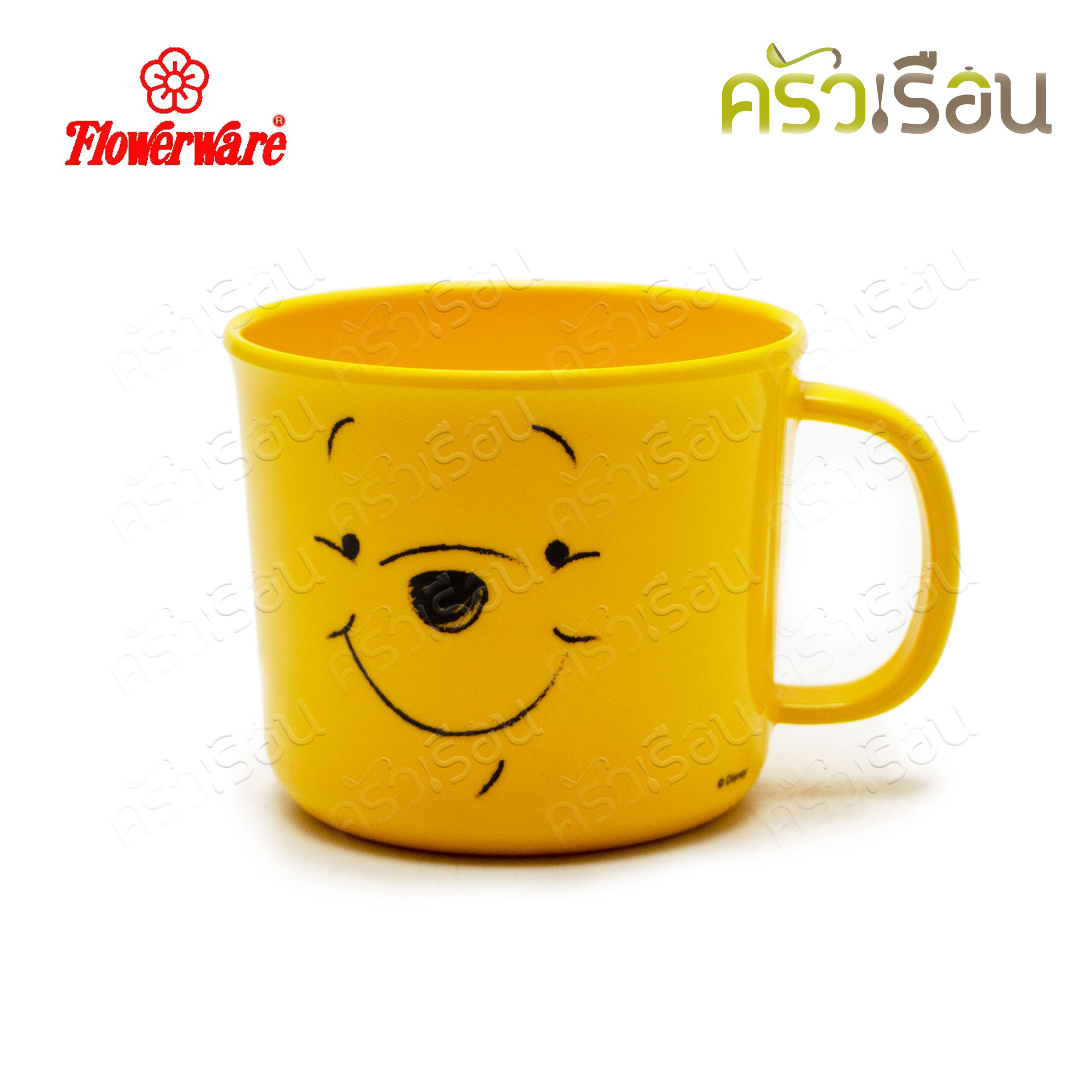 Flowerware แก้วน้ำ มีหู หมีพูห์ 3 นิ้ว สูง 6.8 ซม. ลาย Pooh all about me 1 C2392-3