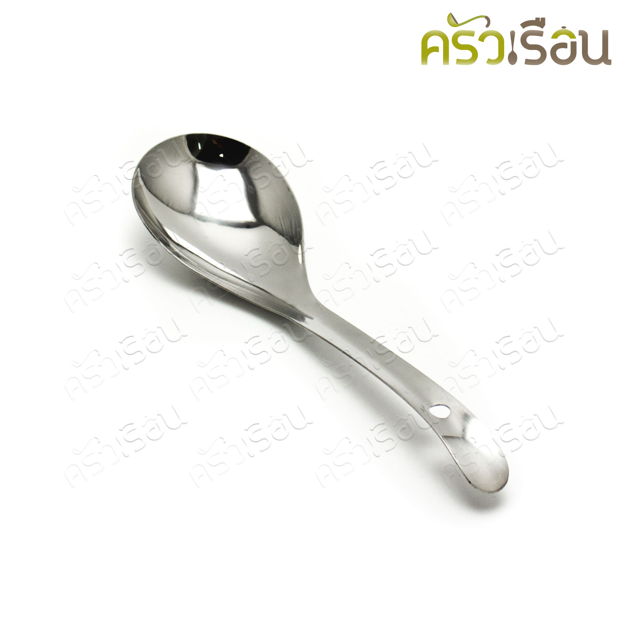 CPK ทัพพี ใหญ่ สเตนเลส หนา 7.5 x 25.5 ซม. ทัพพีตักข้าว ที่ตักอาหาร