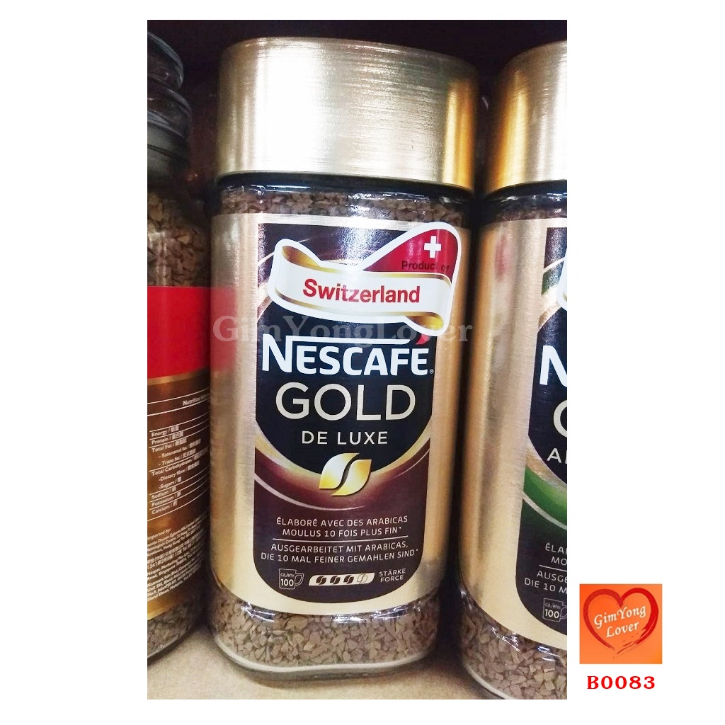 เนสกาแฟ โกลด์เดอลุกซ์ สวิตเซอร์แลนด์ (Nescafe Gold Deluxe Switzerland)
